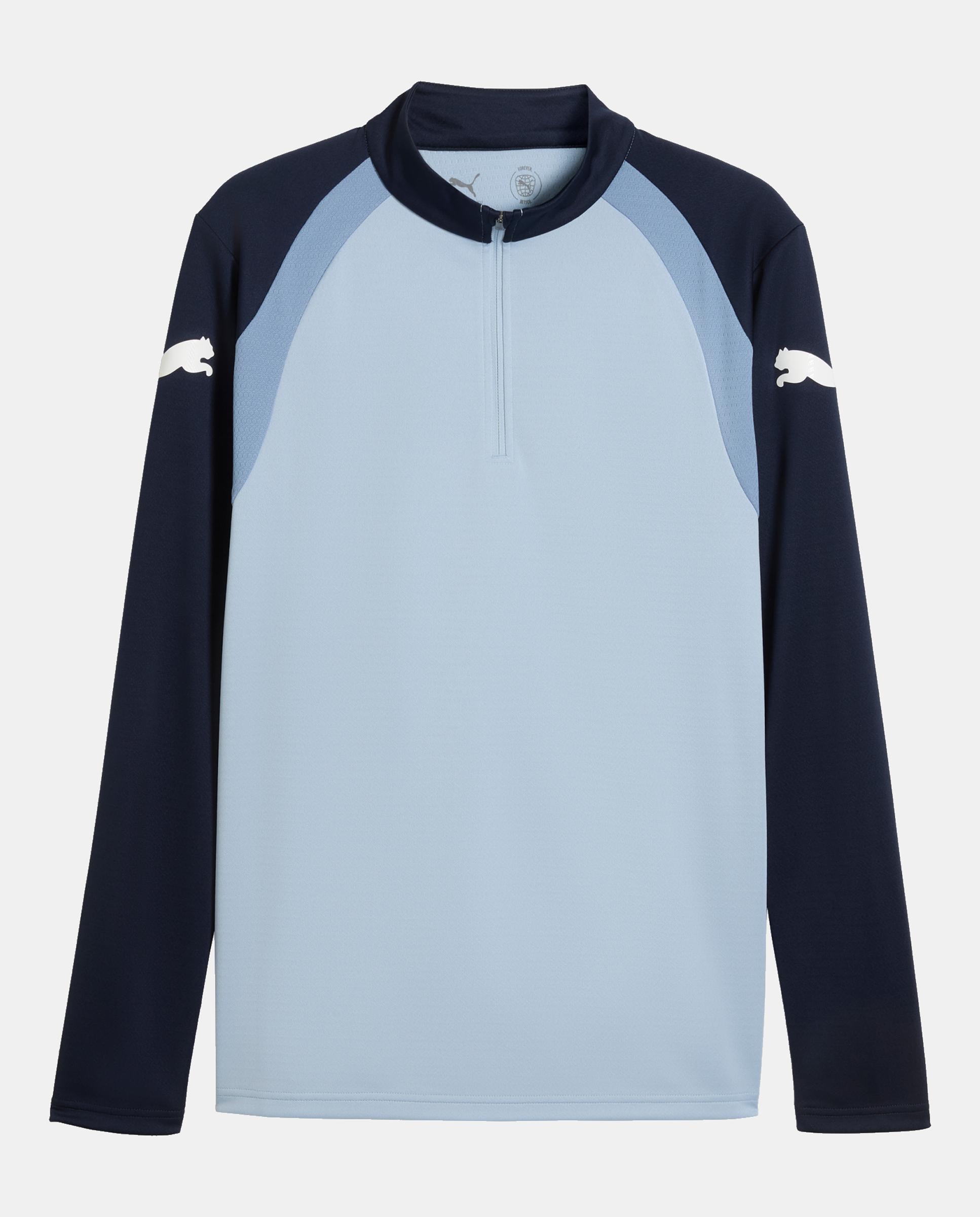 Imagen 1 de Camisetas M/L de Futbol de Hombre individualFINAL 1/4 Zip Top Puma Azul