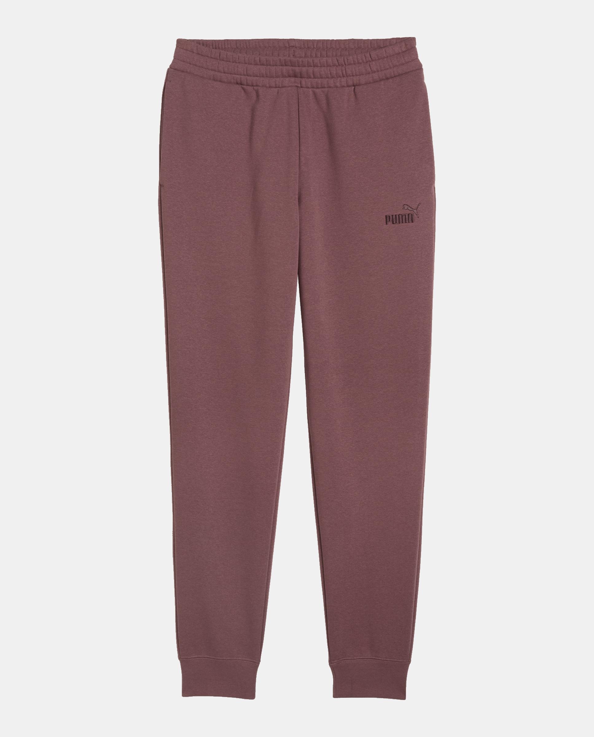 PUMA Pantalones largos de Casual de Hombre ESS No. 1 Logo Sweatpants FL Marrón