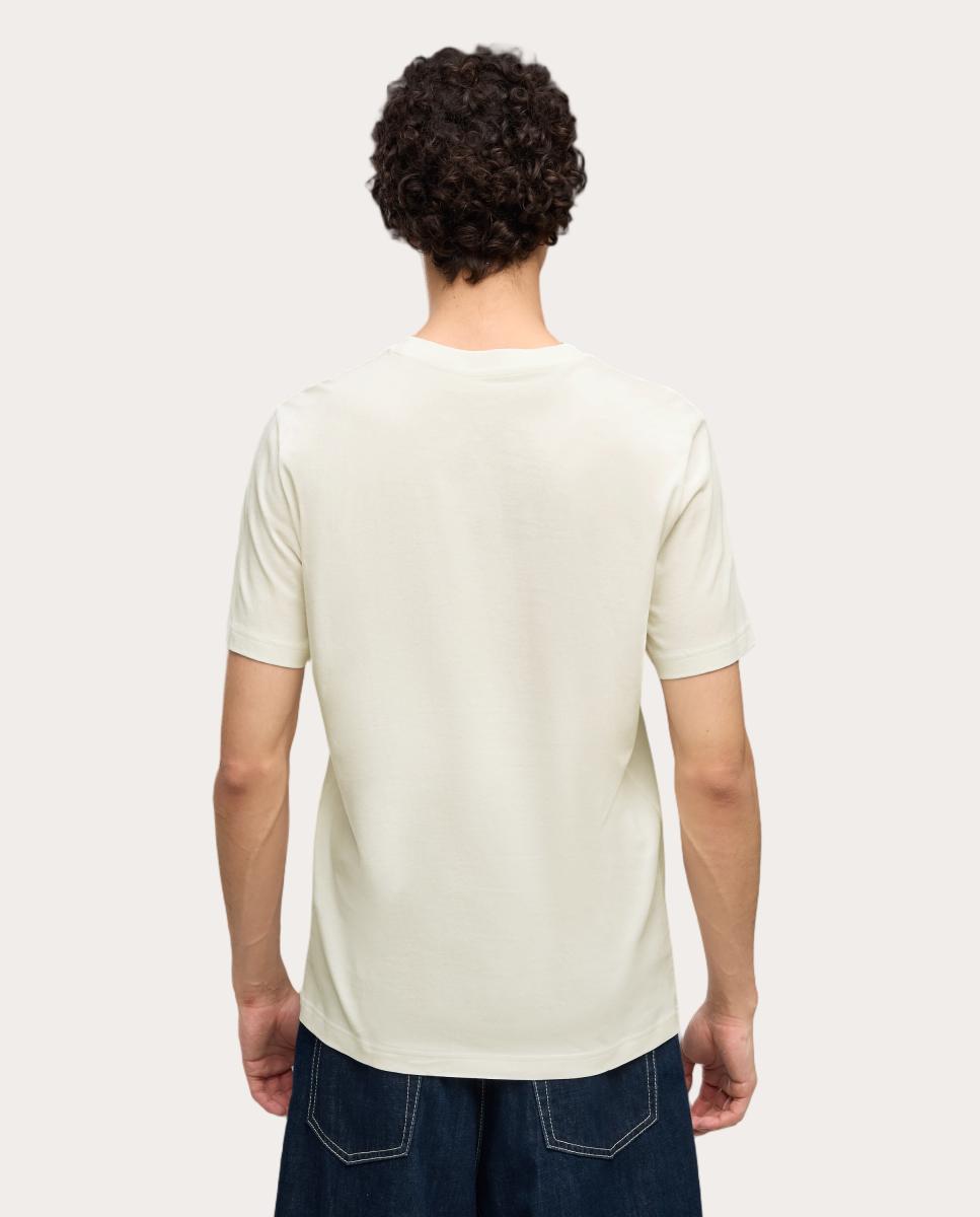 T-Shirt Casual de Homem Ess 2 Color Small No. 1 Logo T Puma Branco-4