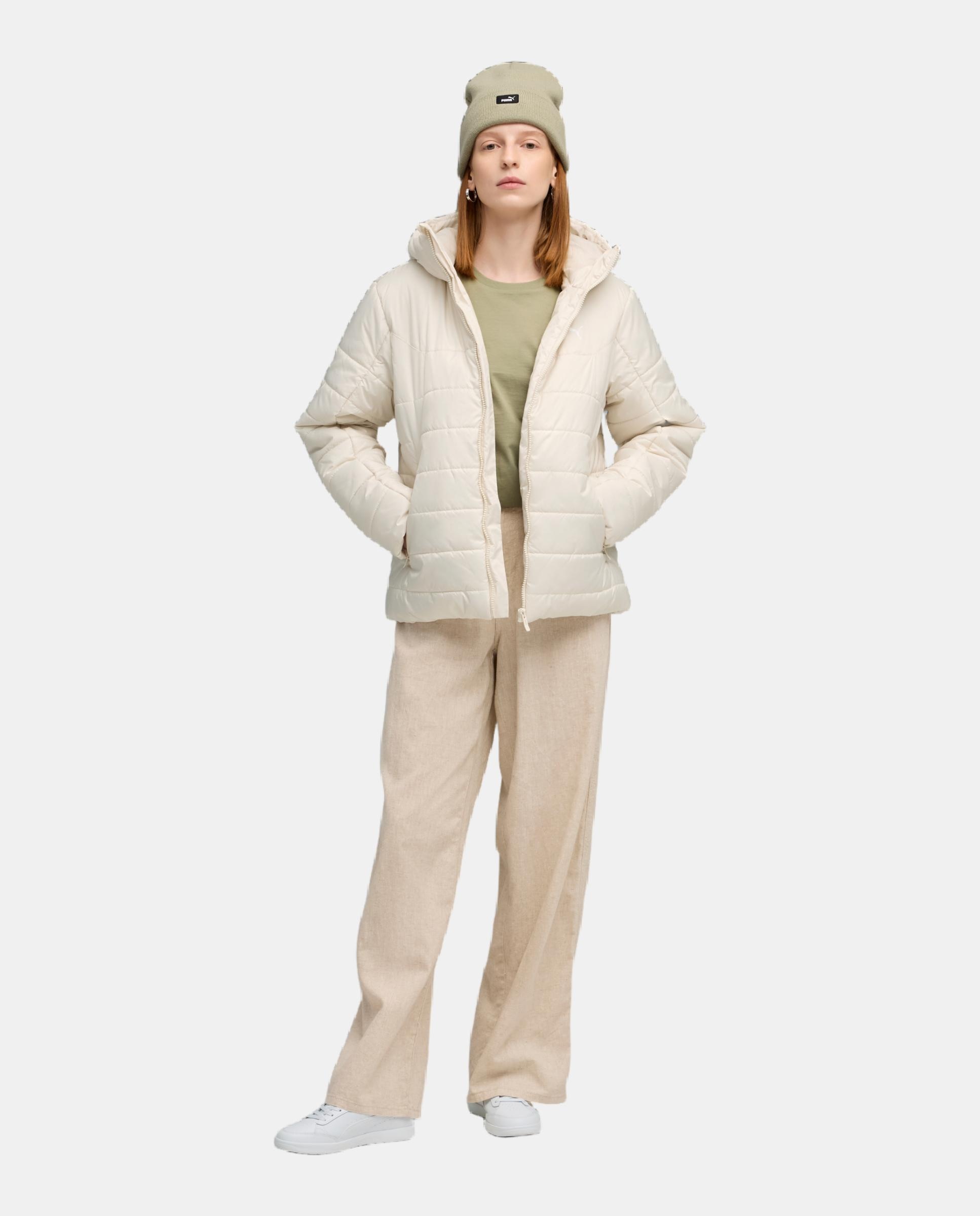 Imagen 5 de Chaqueta de Casual de Mujer ESS Hooded Padded Jacket Puma - Blanco Blanco
