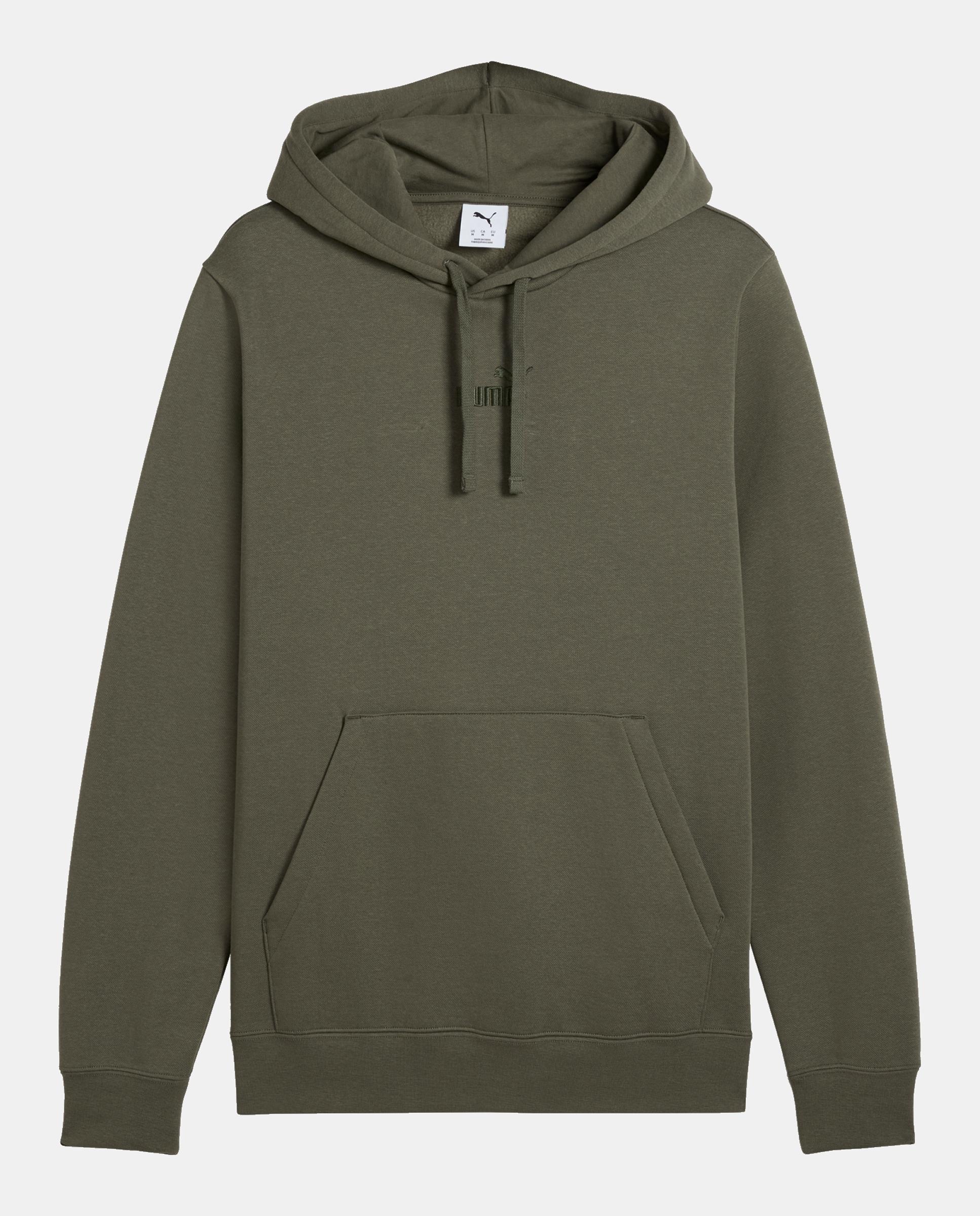 Sudadera de Casual de Hombre ESS Small No.1 Logo centered Puma - Verde Verde-4