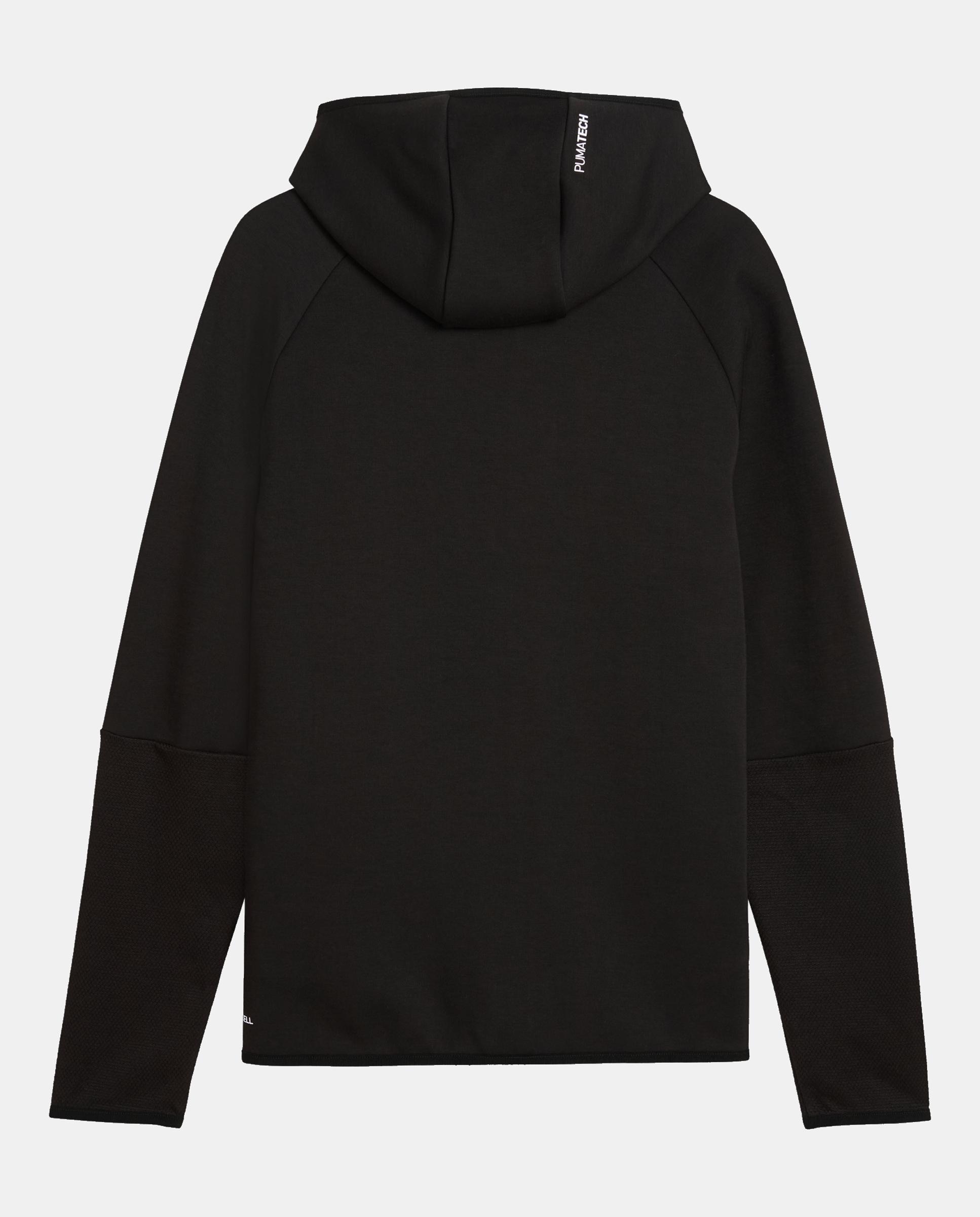 Sudadera de Casual de Hombre PUMATECH Slim Elevated Full-Zi Puma - Negro Negro-4