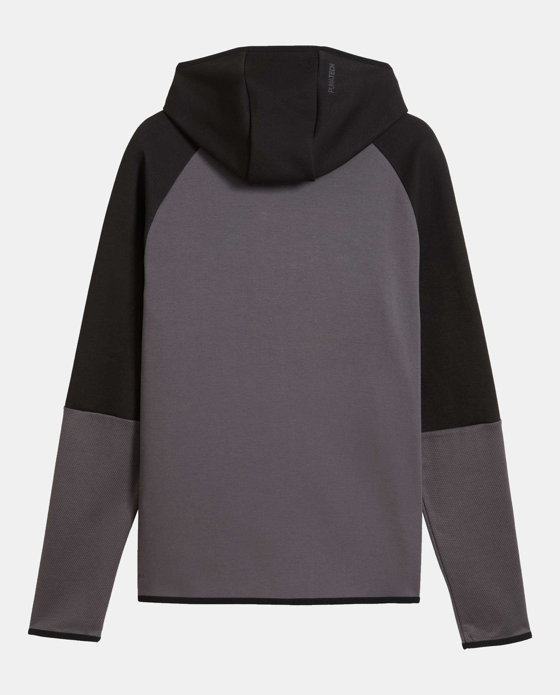 Sudadera de Casual de Hombre PUMATECH Slim Elevated Full-Zi Puma - Gris Gris-4