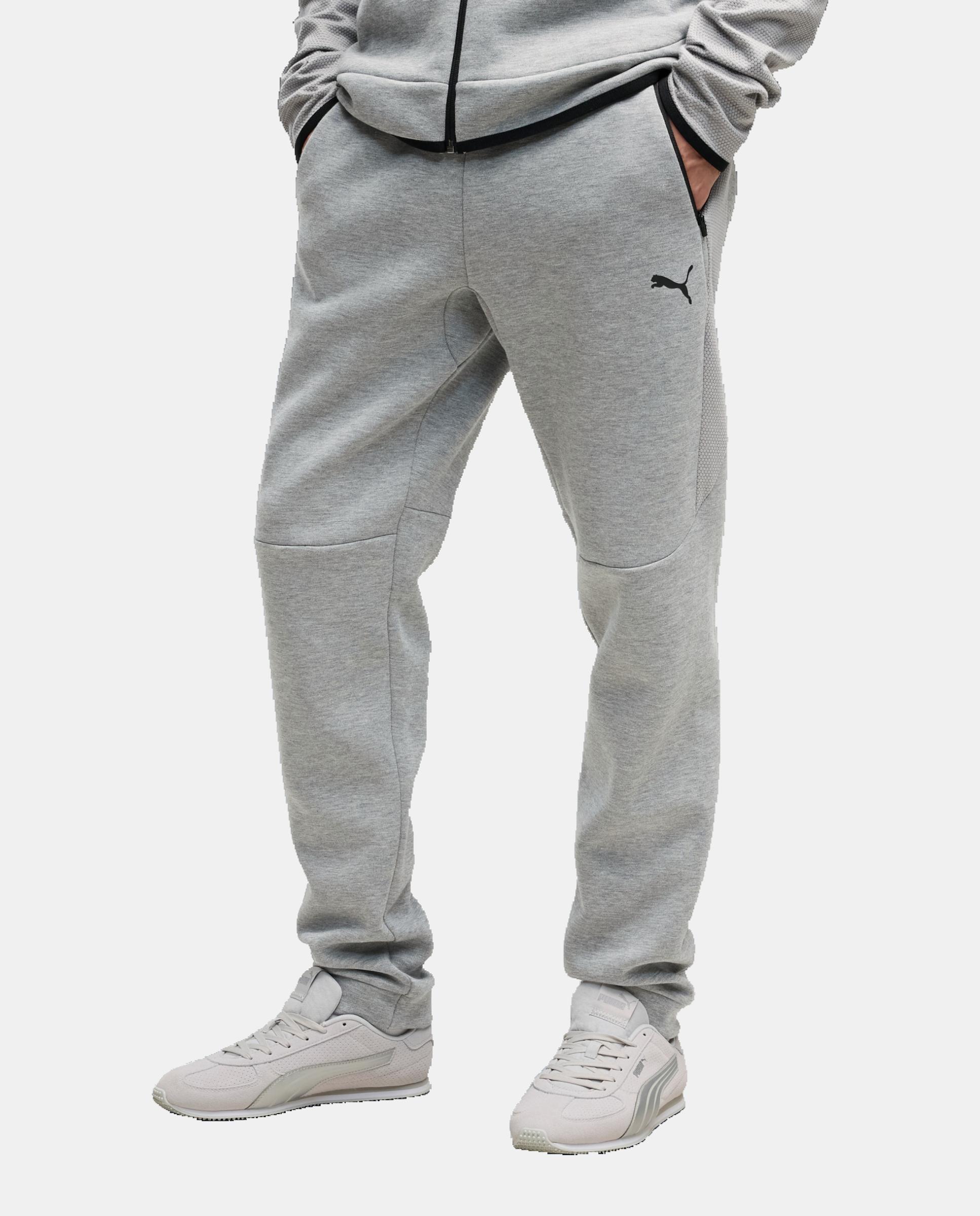 Pantalones largos de Casual de Hombre PUMATECH Elevated Pants DK Puma Gris