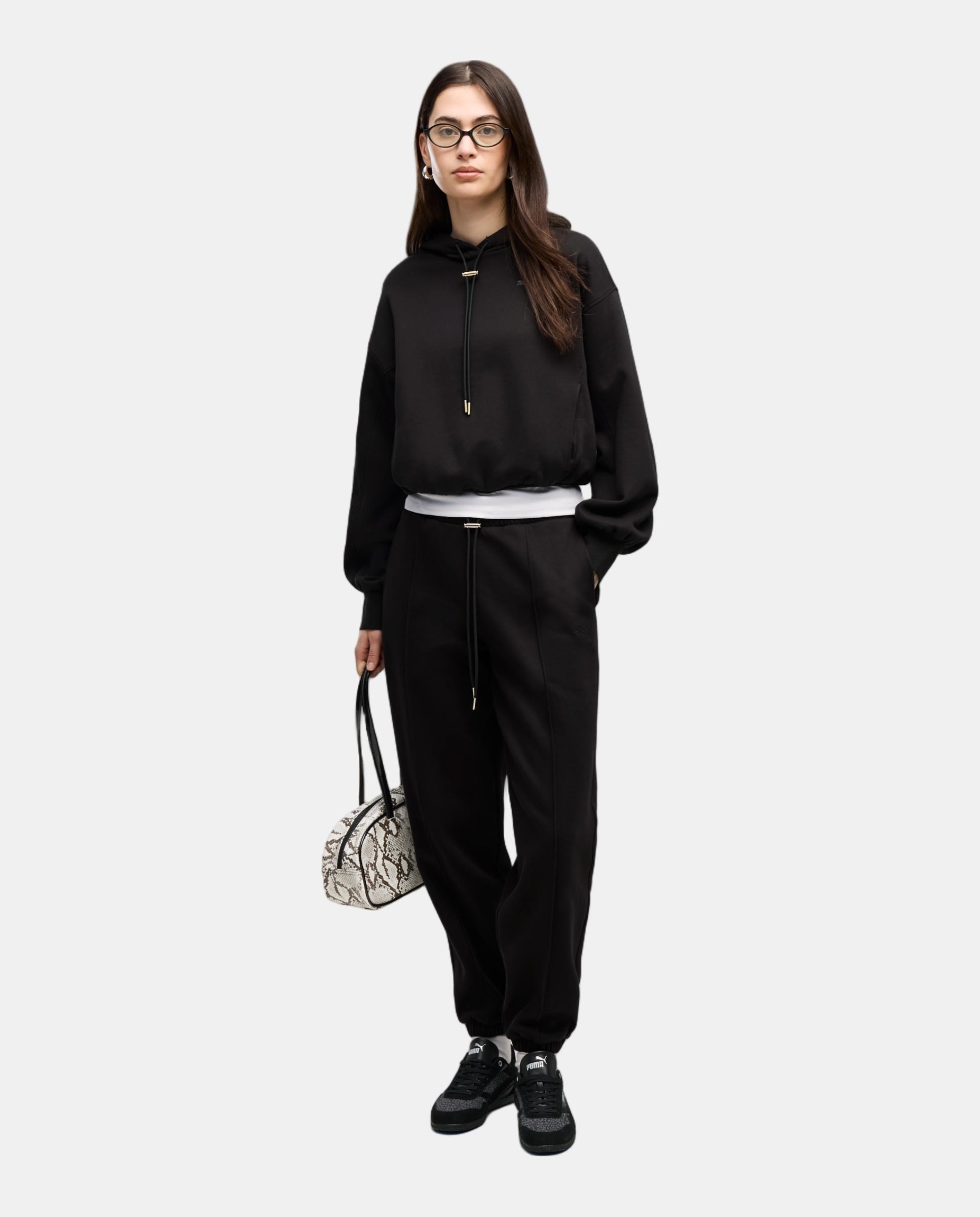 Calças Casual de Mulher Her Comfort Pants Fl Puma Preto-5