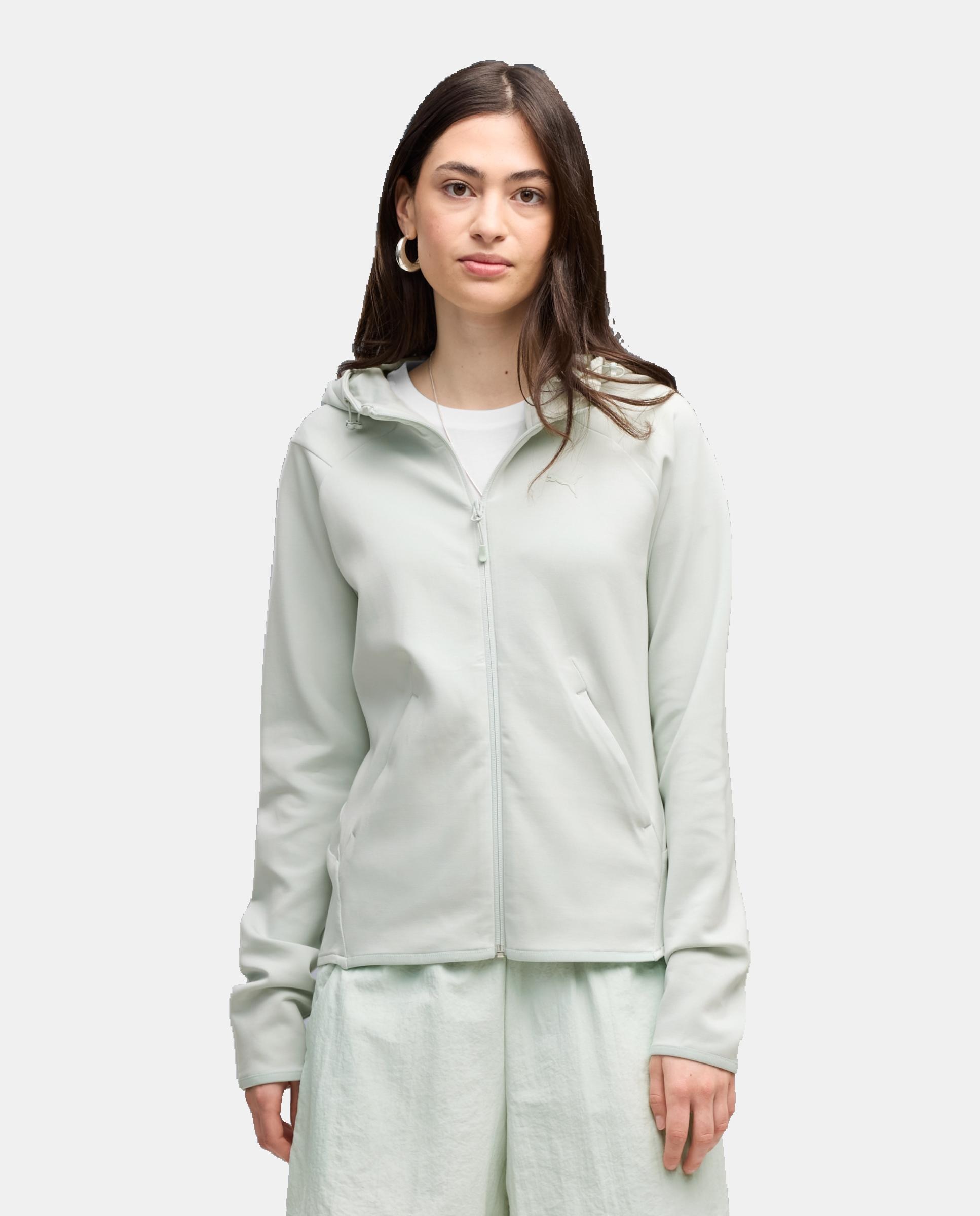 Imagen 0 de Sudadera de Casual de Mujer PUMATECH SENSE Full-Zip Jacket Puma Verde