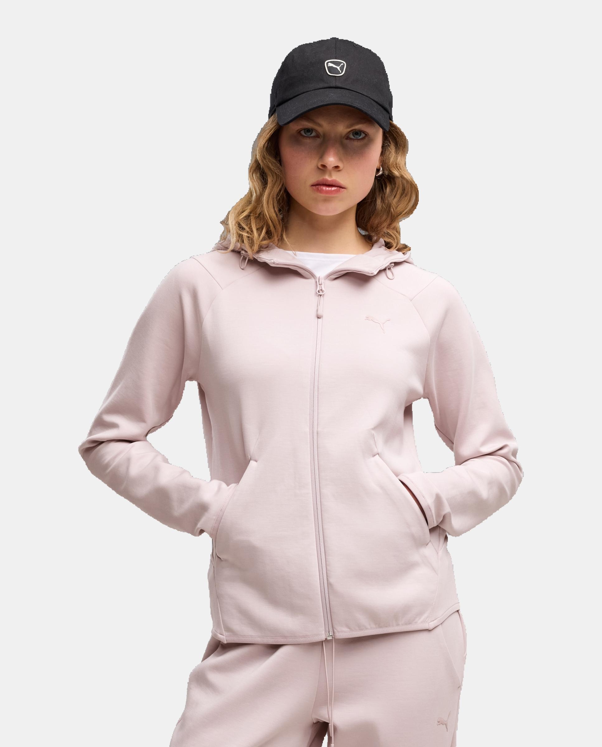 Imagen 0 de Sudadera de Casual de Mujer PUMATECH SENSE Full-Zip Jacket Puma Rosa