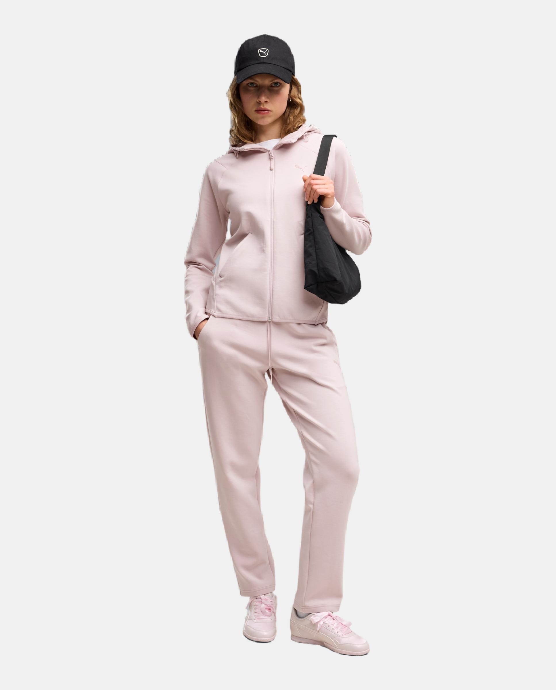 Sudadera de Casual de Mujer PUMATECH SENSE Full-Zip Jacket Puma - Rosa Rosa-3