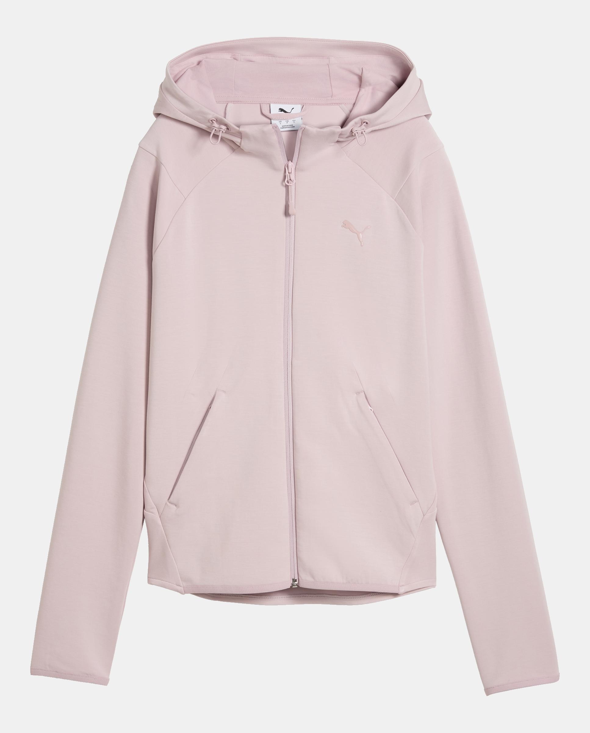 Sudadera de Casual de Mujer PUMATECH SENSE Full-Zip Jacket Puma - Rosa Rosa-4