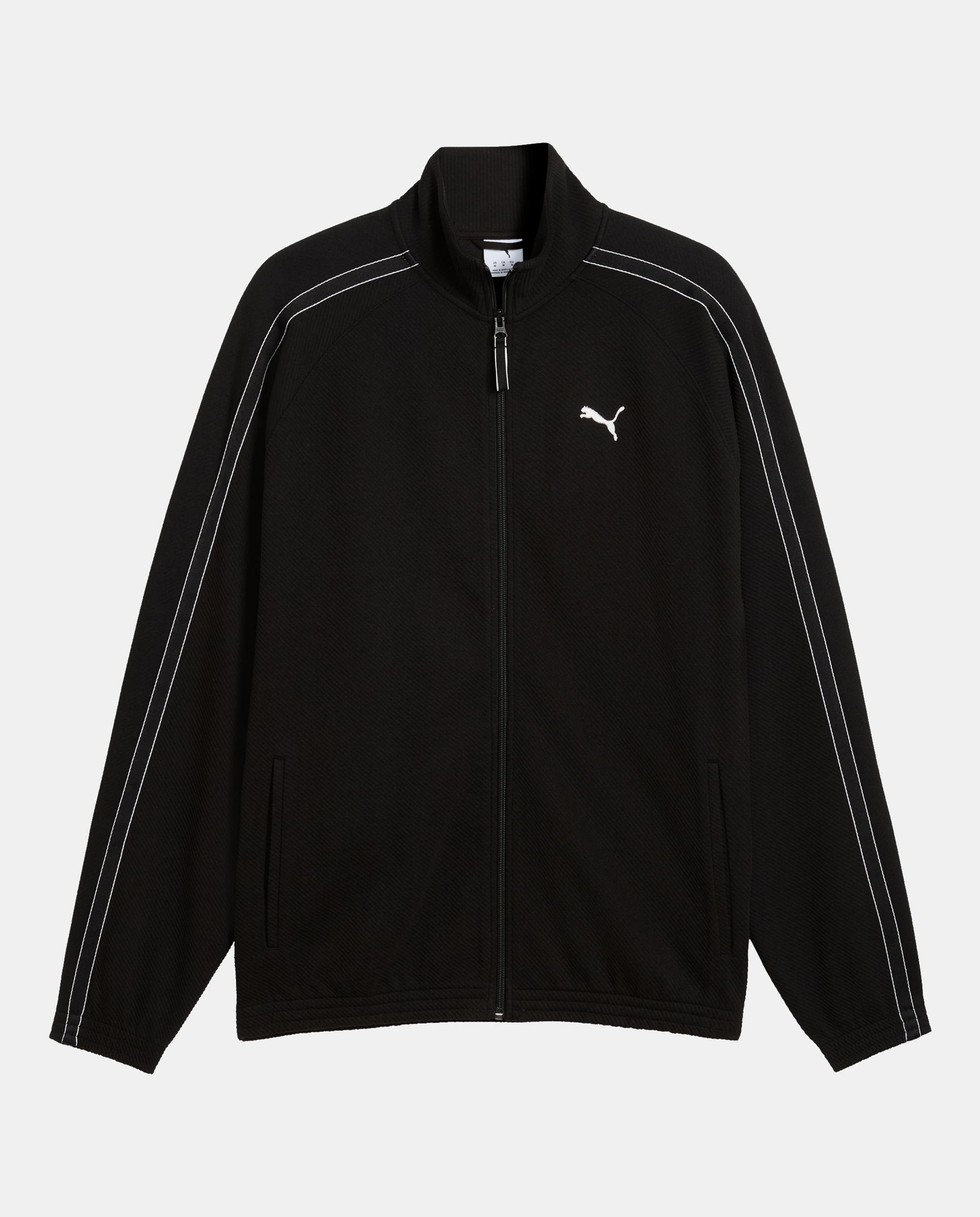 Sudadera de Casual de Hombre PUMA CLASS Relaxed Material Tr Puma - Negro Negro-4