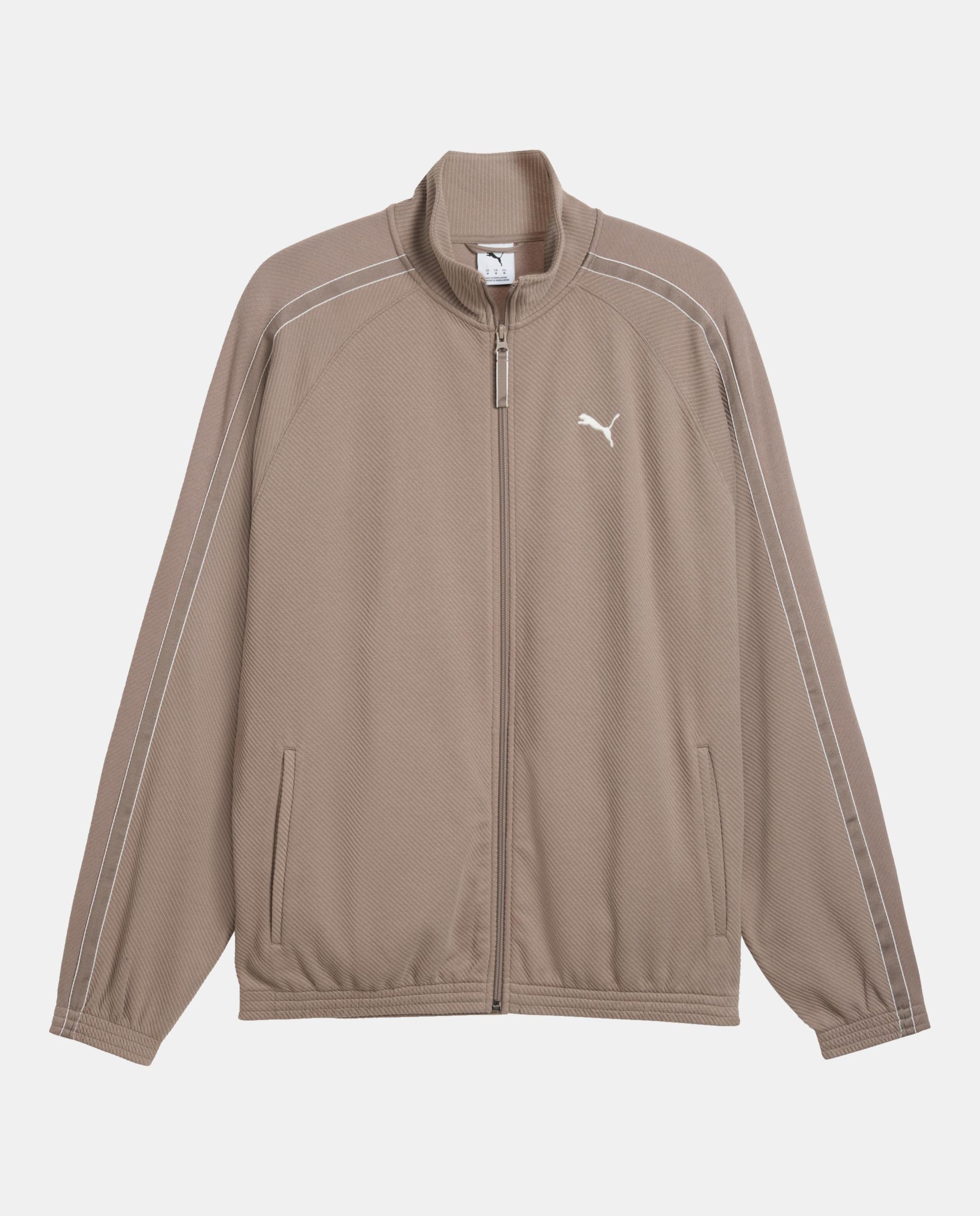 Sudadera de Casual de Hombre PUMA CLASS Relaxed Material Tr Puma - Marrón Marrón-4