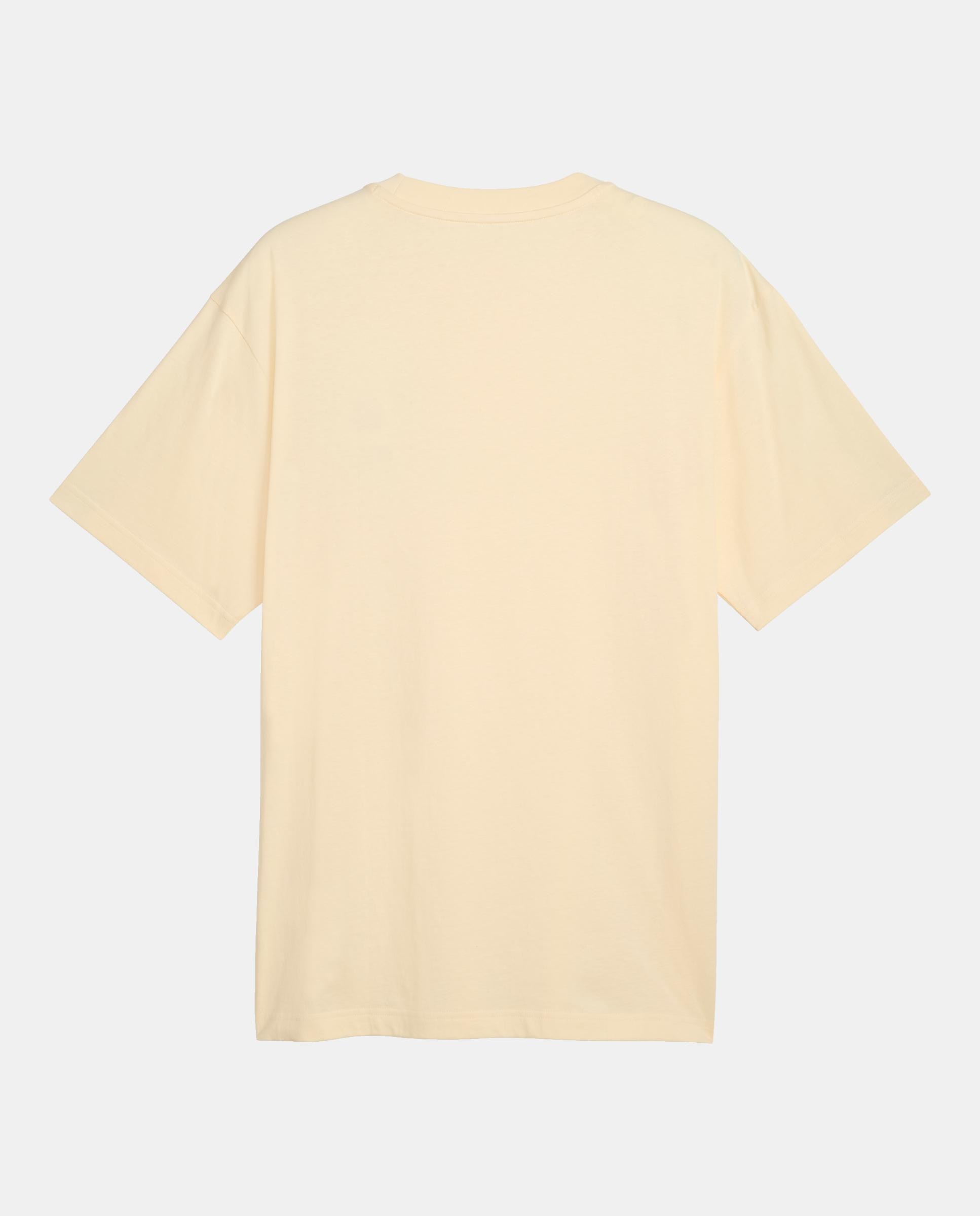 T-Shirt M/C Casual de Homem Ess Elevated Tape Relaxed Tee Puma Amarelo-2