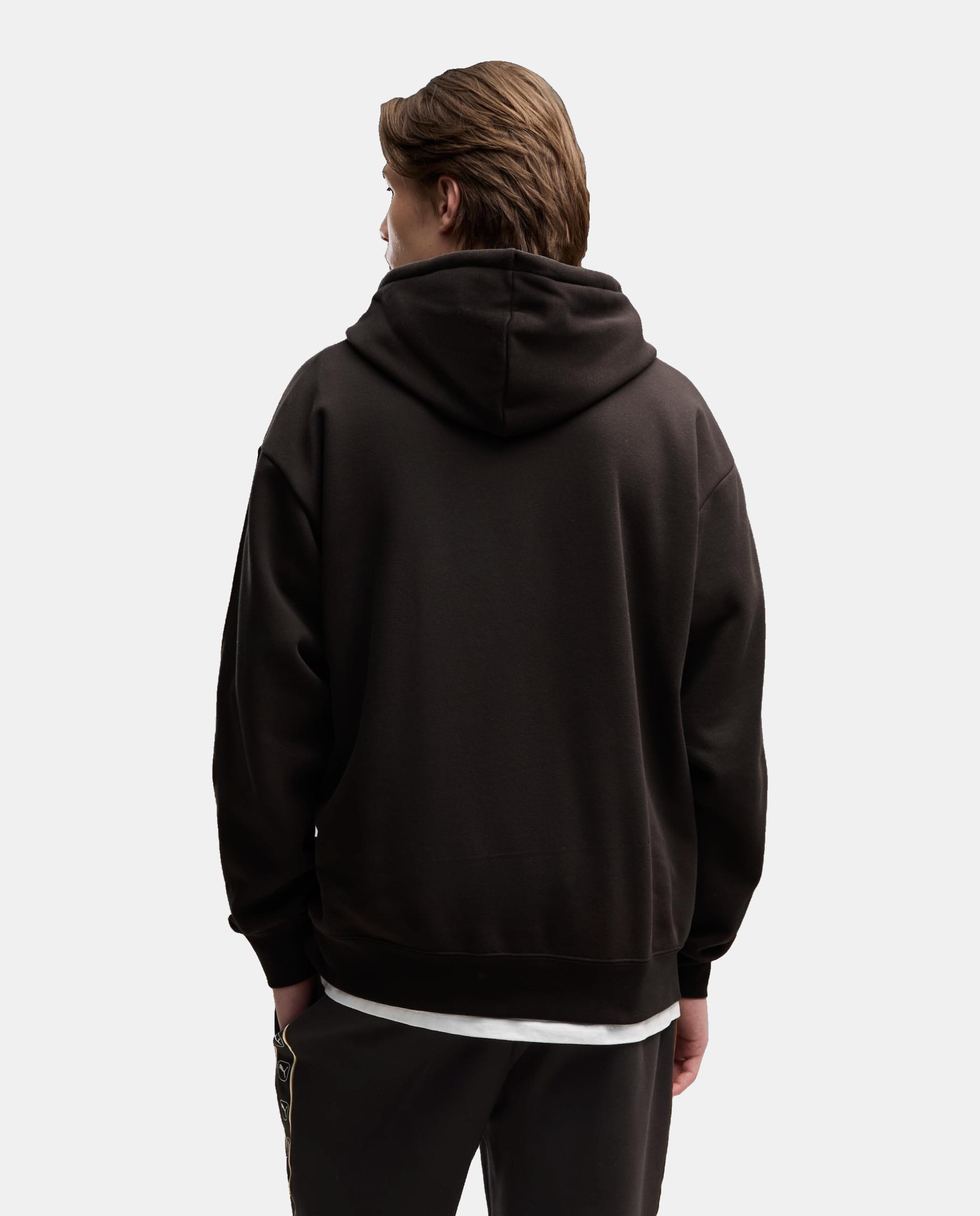 Sweatshirt  Casual de Homem Ess Elevated Tape Relaxed Hood Puma Preto-2