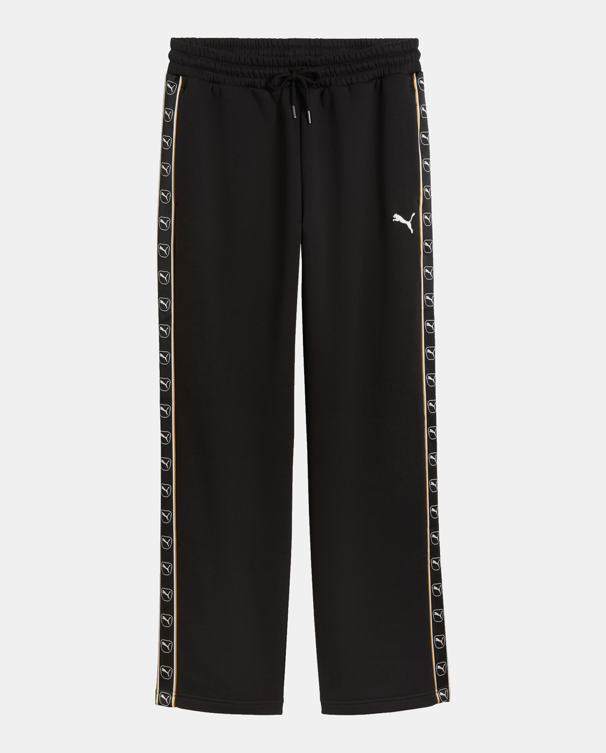 Calças Casual de Homem Ess Elevated Tape Relaxed Swea Puma Preto-3