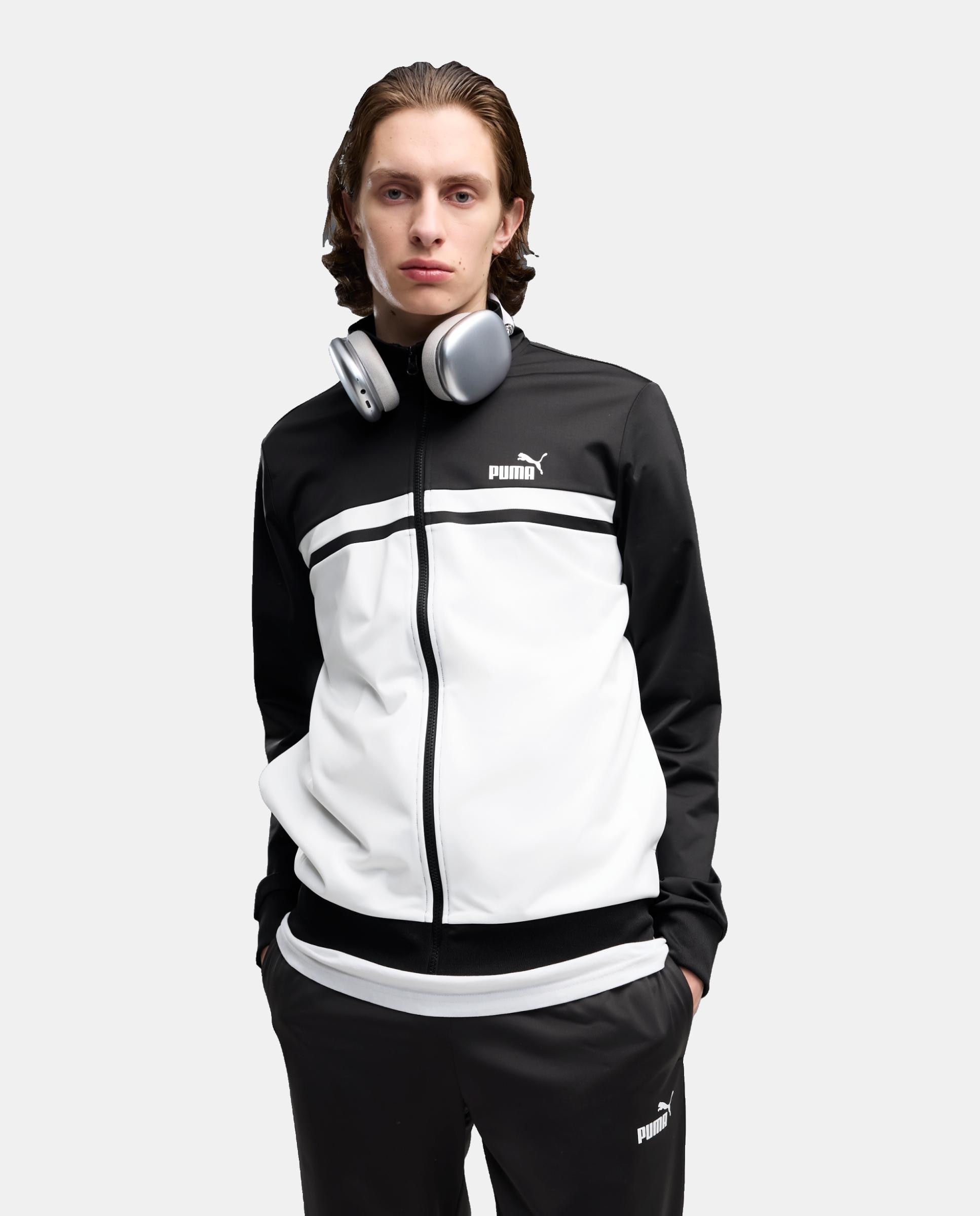 Fato de Treino Casual de Homem Poly Colorblock Suit Puma Preto-5