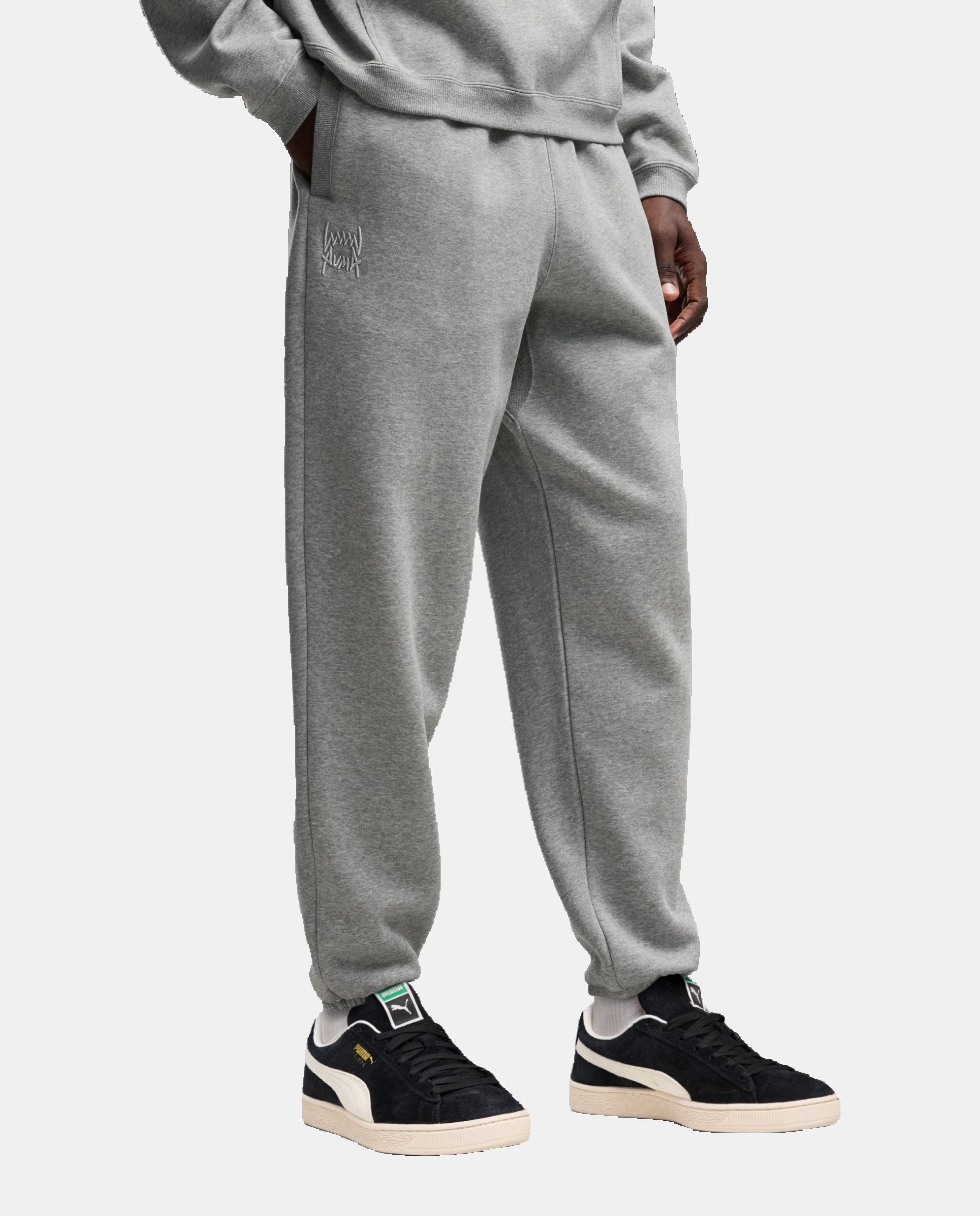 Imagen 0 de Pantalones de Baloncesto de Hombre FUNDAMENTALS Sweatpant FL M Puma Gris