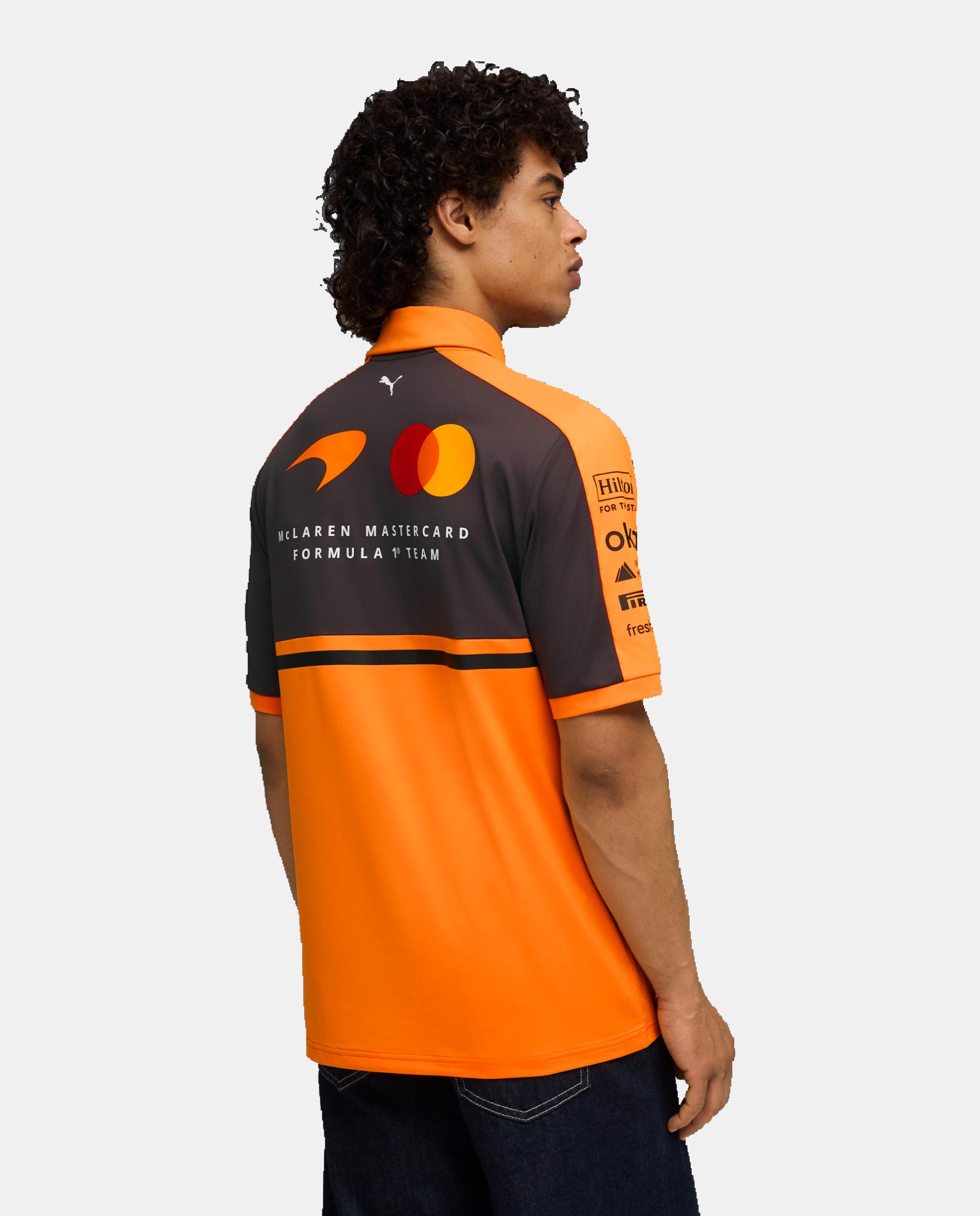 T-shirt M/C Multidesporto de homem Replica Polo Laranja-2