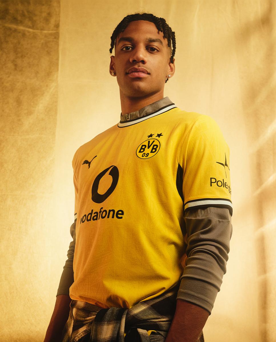 T-shirt de Futebol de Homem 1.º Equipamento Borussia Dortmund 2026-2027 Replica Amarelo-4