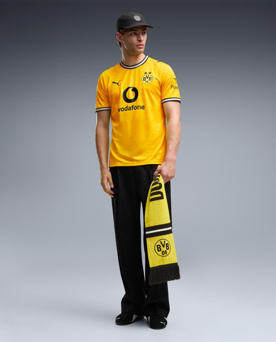 T-shirt de Futebol de Homem 1.º Equipamento Borussia Dortmund 2026-2027 Replica Amarelo-5