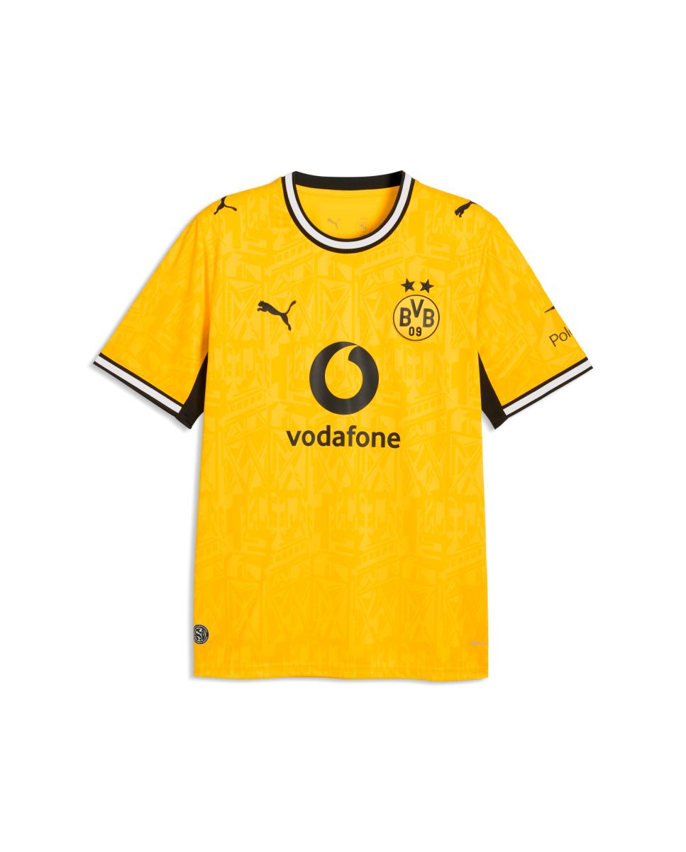 T-shirt de Futebol de Homem 1.º Equipamento Borussia Dortmund 2026-2027 Replica Amarelo-6
