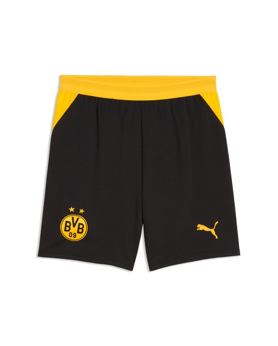 Calças de Futebol de Homem 1.º Equipamento Borussia Dortmund 2026-2027 Replica Preto-4