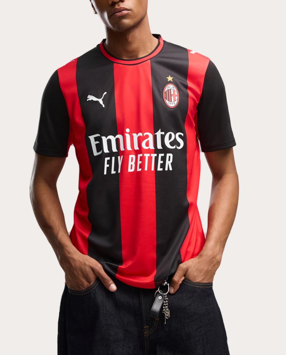 Imagem 0 de T-shirt de Futebol de Homem 1.º Equipamento AC Milan 2026-2027 Replica