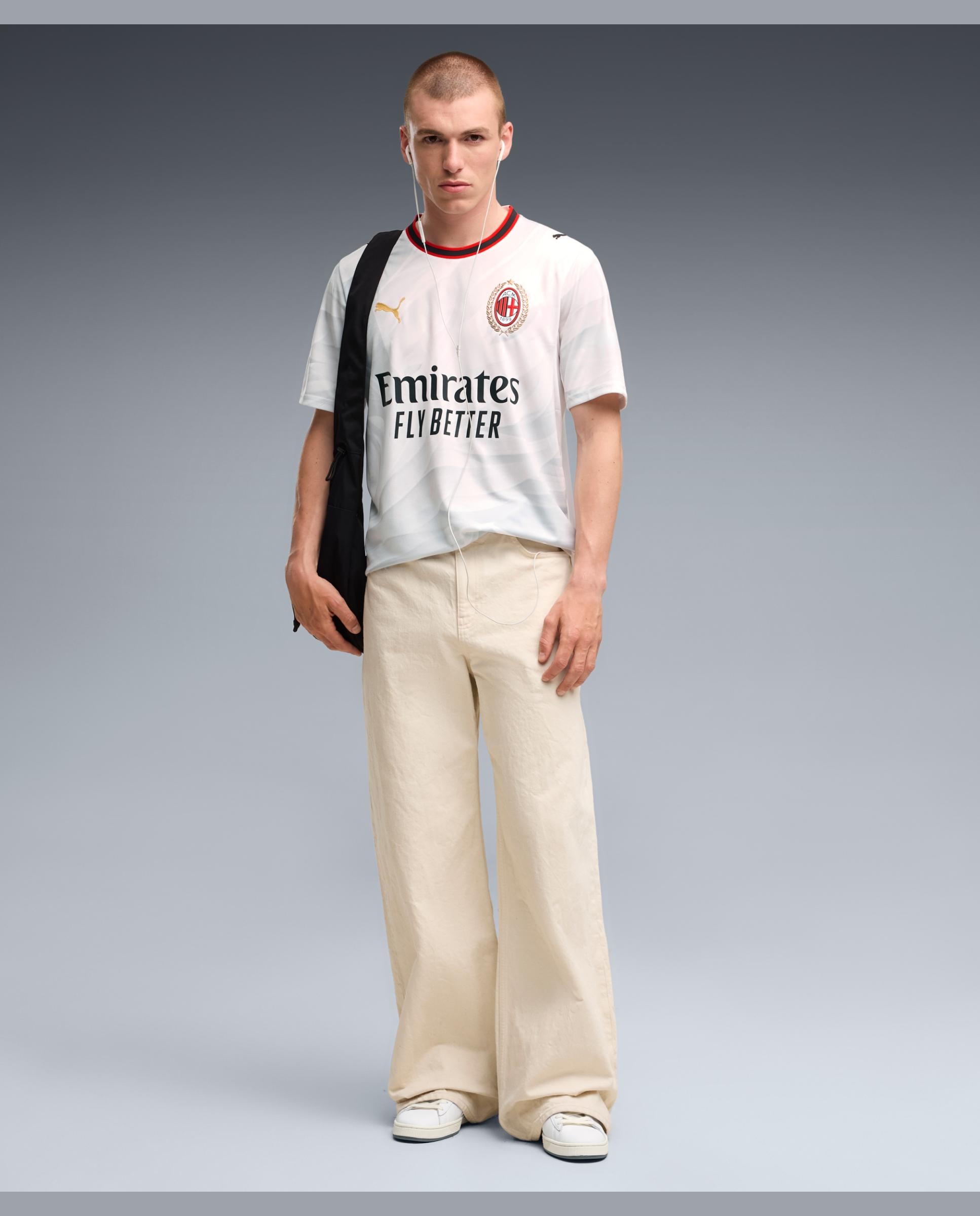 T-shirt Réplica Outros Clubes de Futebol de Homem ACM Away Jersey Replica Branco-5