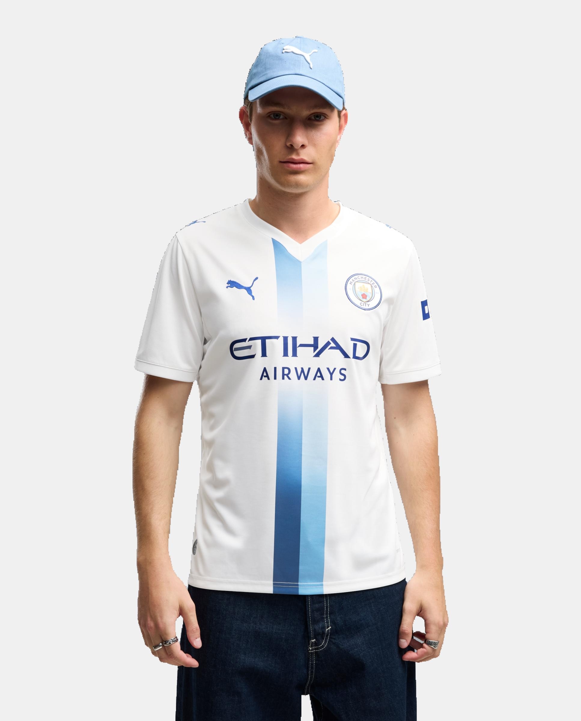 Replicas Otros clubs de Futbol de Hombre MCFC Third Jersey Replica Puma - Blanco Blanco-1