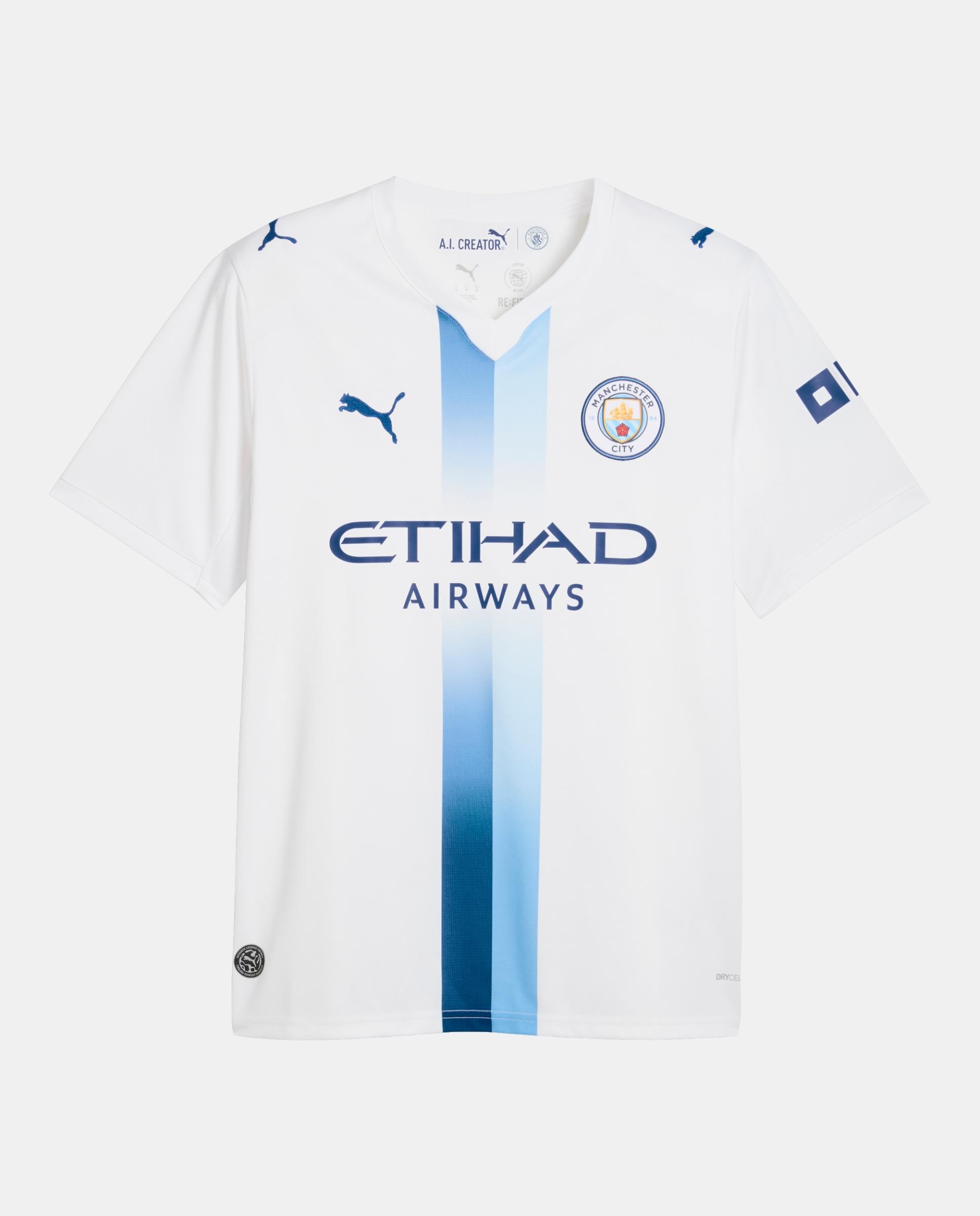Replicas Otros clubs de Futbol de Hombre MCFC Third Jersey Replica Puma - Blanco Blanco-3