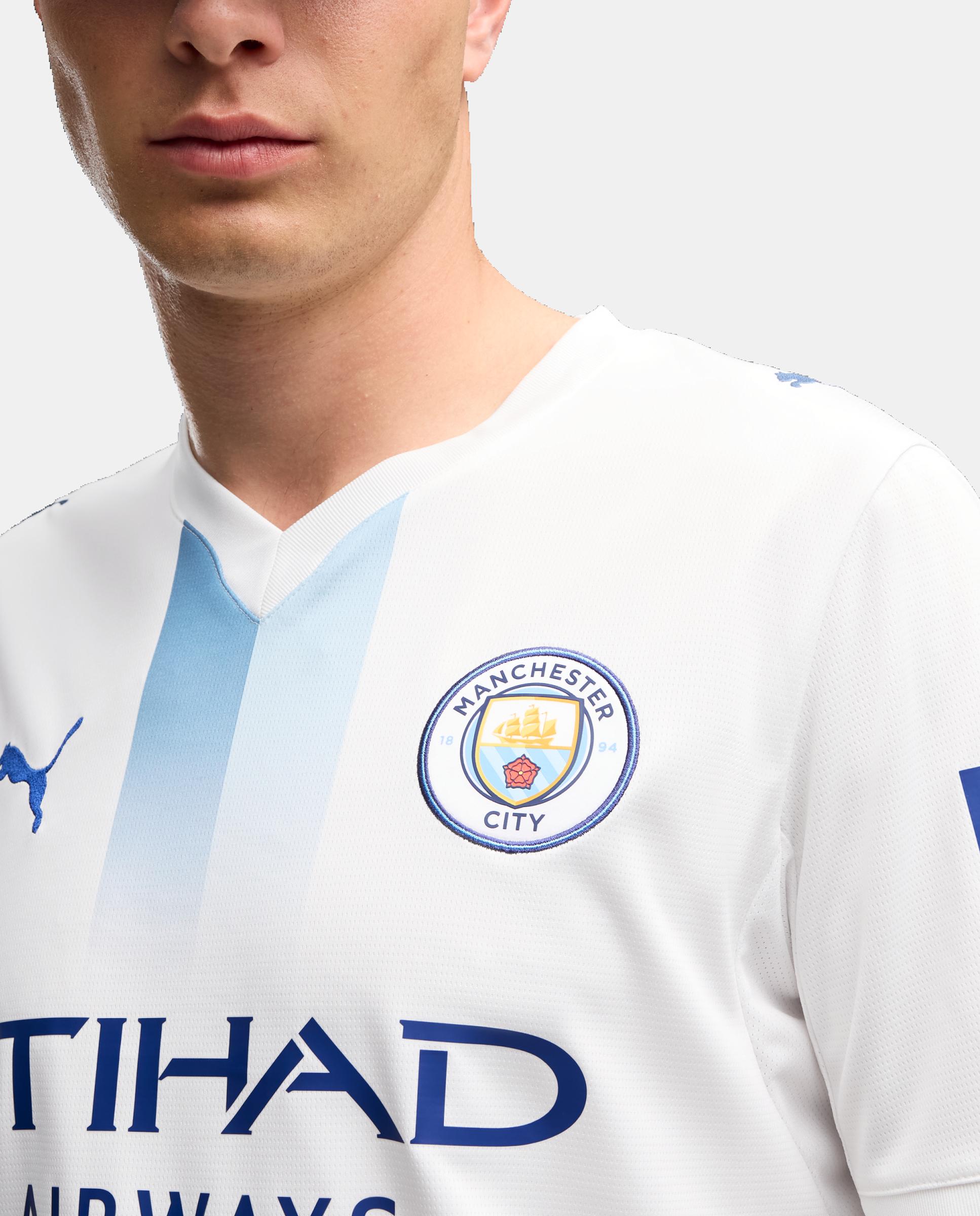 Replicas Otros clubs de Futbol de Hombre MCFC Third Jersey Replica Puma - Blanco Blanco-6
