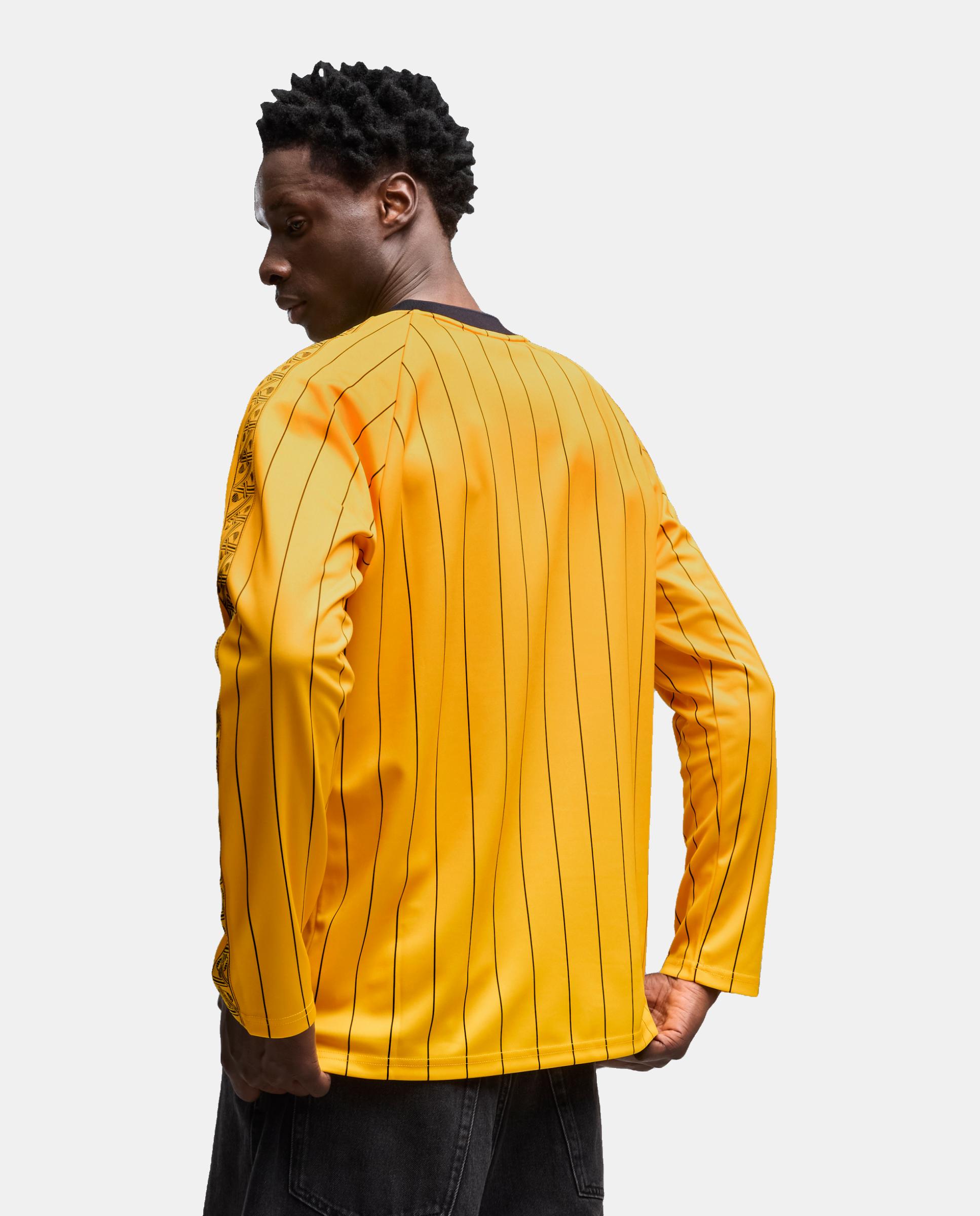 Camisola de Manga Comprida de Futebol de Homem BVB KING Jersey LS Amarelo-2