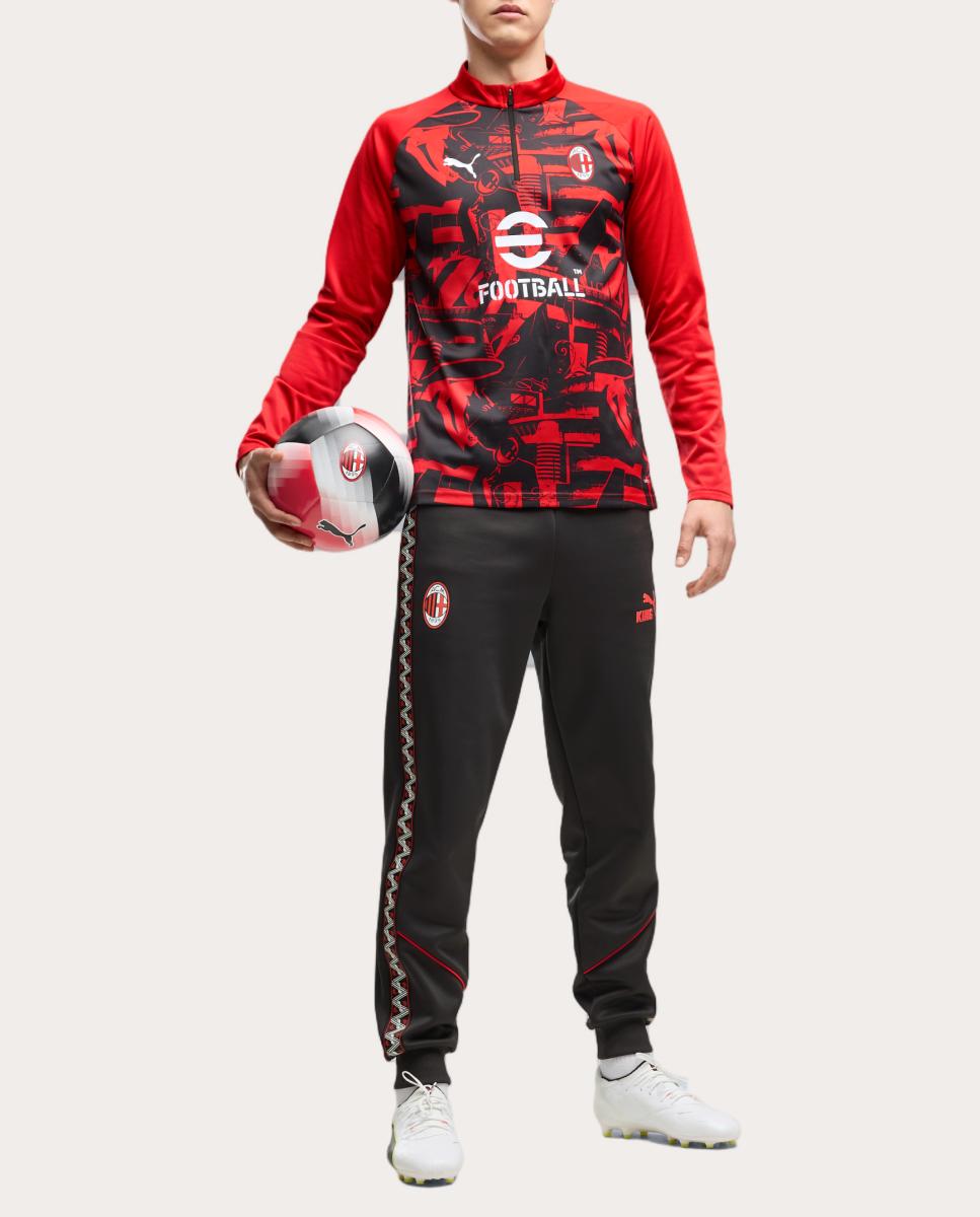Calças de Futebol de Homem AC Milan King Cinzento-2