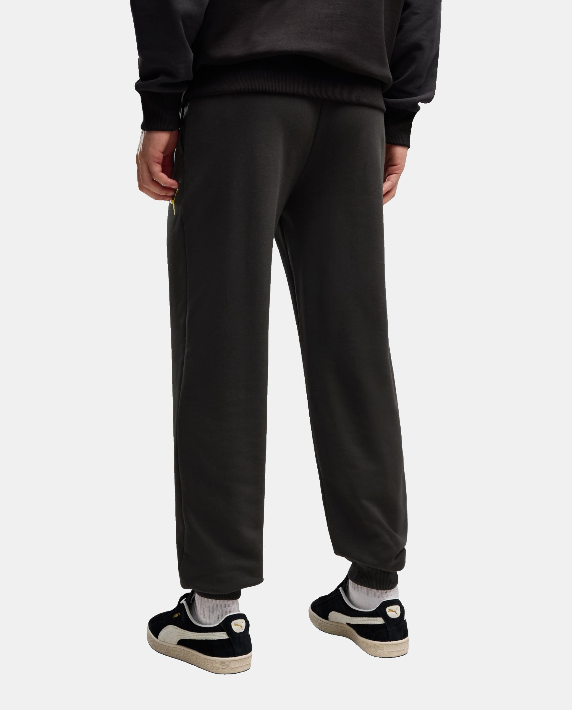 Calças de Futebol de Homem BVB FtblCulture Sweat Pants Preto-2