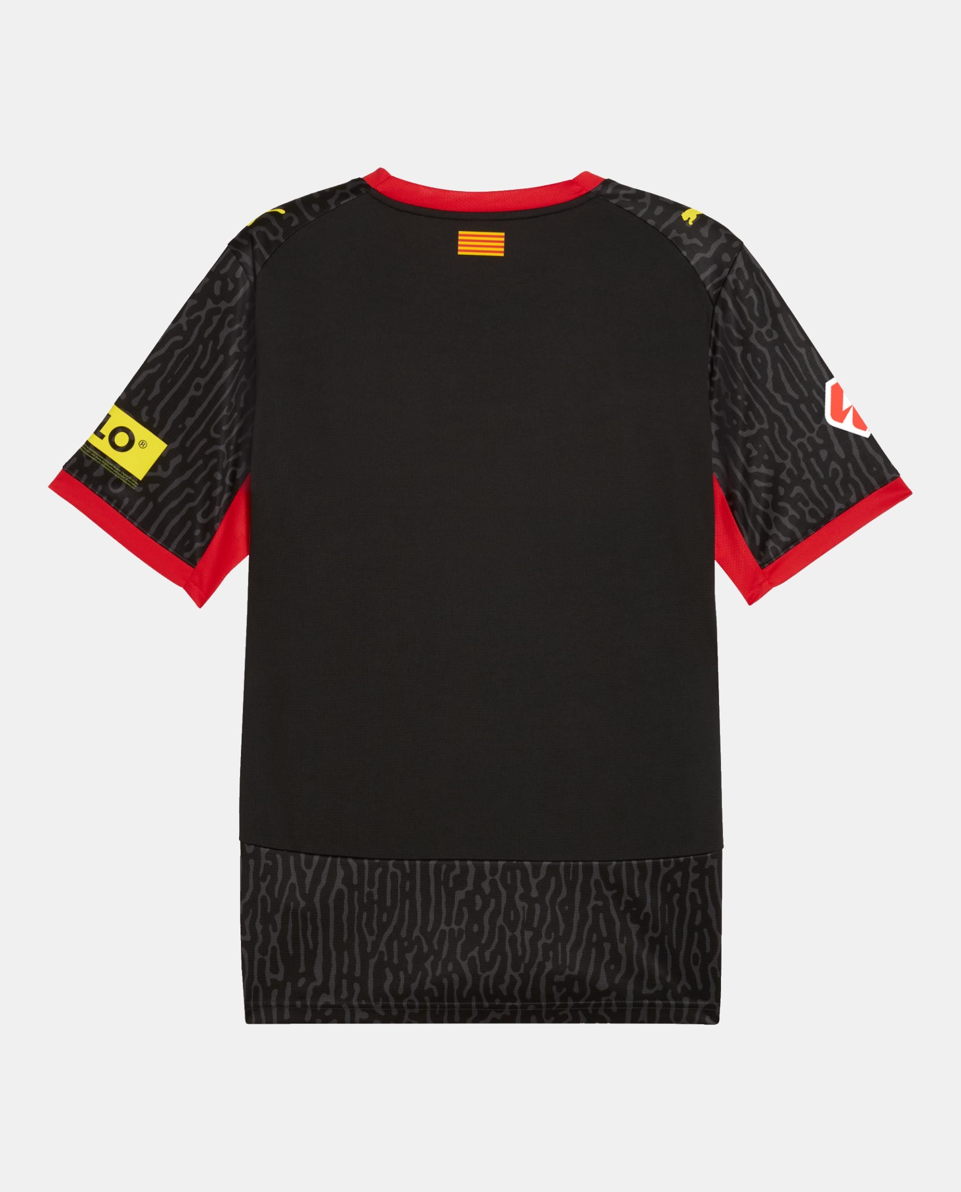 T-shirt Réplica Outros Clubes de Futebol de Homem GFC Away Jersey Replica Preto-2