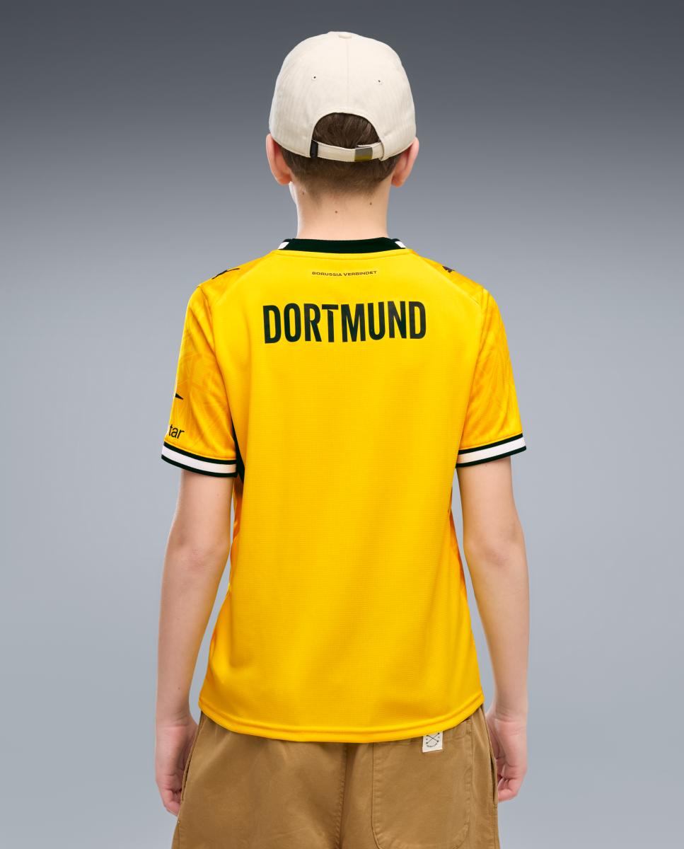 T-shirt de Futebol de Criança 1.º Equipamento Borussia Dortmund 2026-2027 Replica Amarelo-2