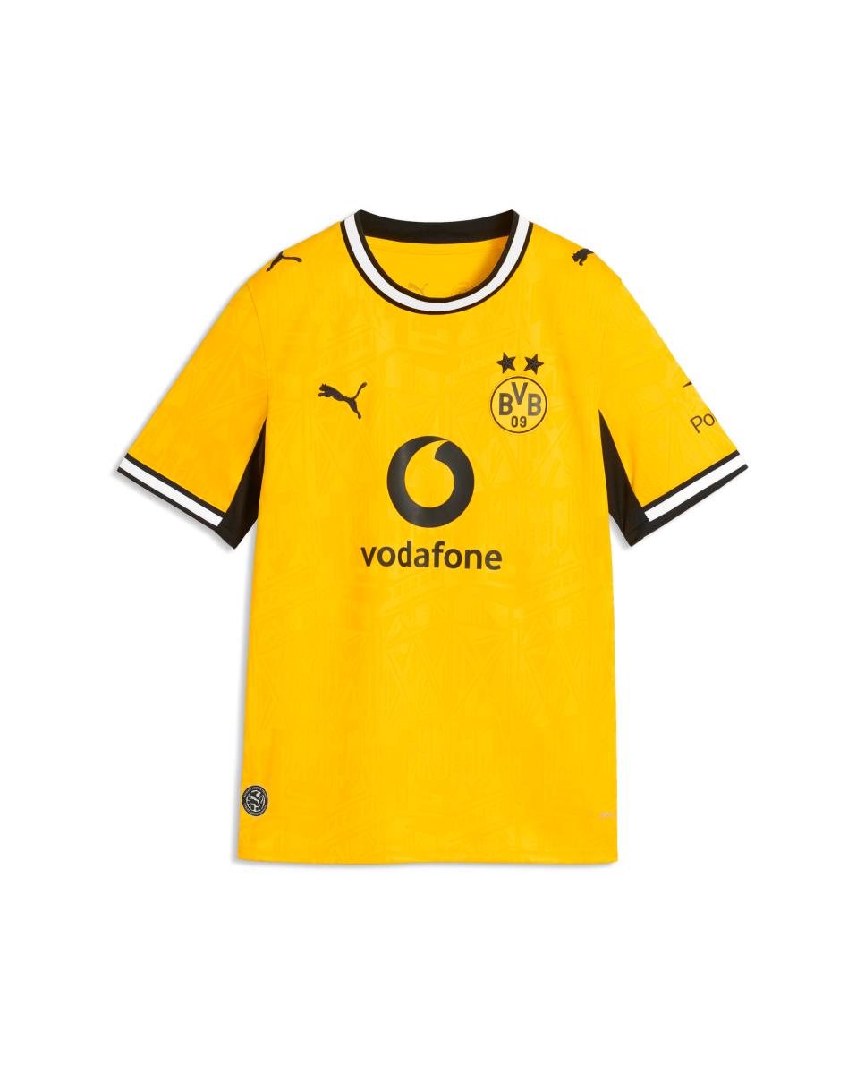 T-shirt de Futebol de Criança 1.º Equipamento Borussia Dortmund 2026-2027 Replica Amarelo-6