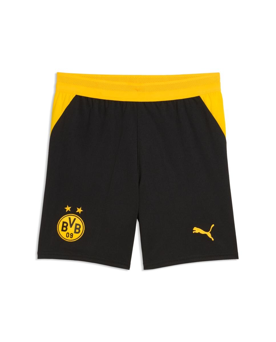 Calças de Futebol de Criança 1.º Equipamento Borussia Dortmund 2026-2027 Replica Preto-4