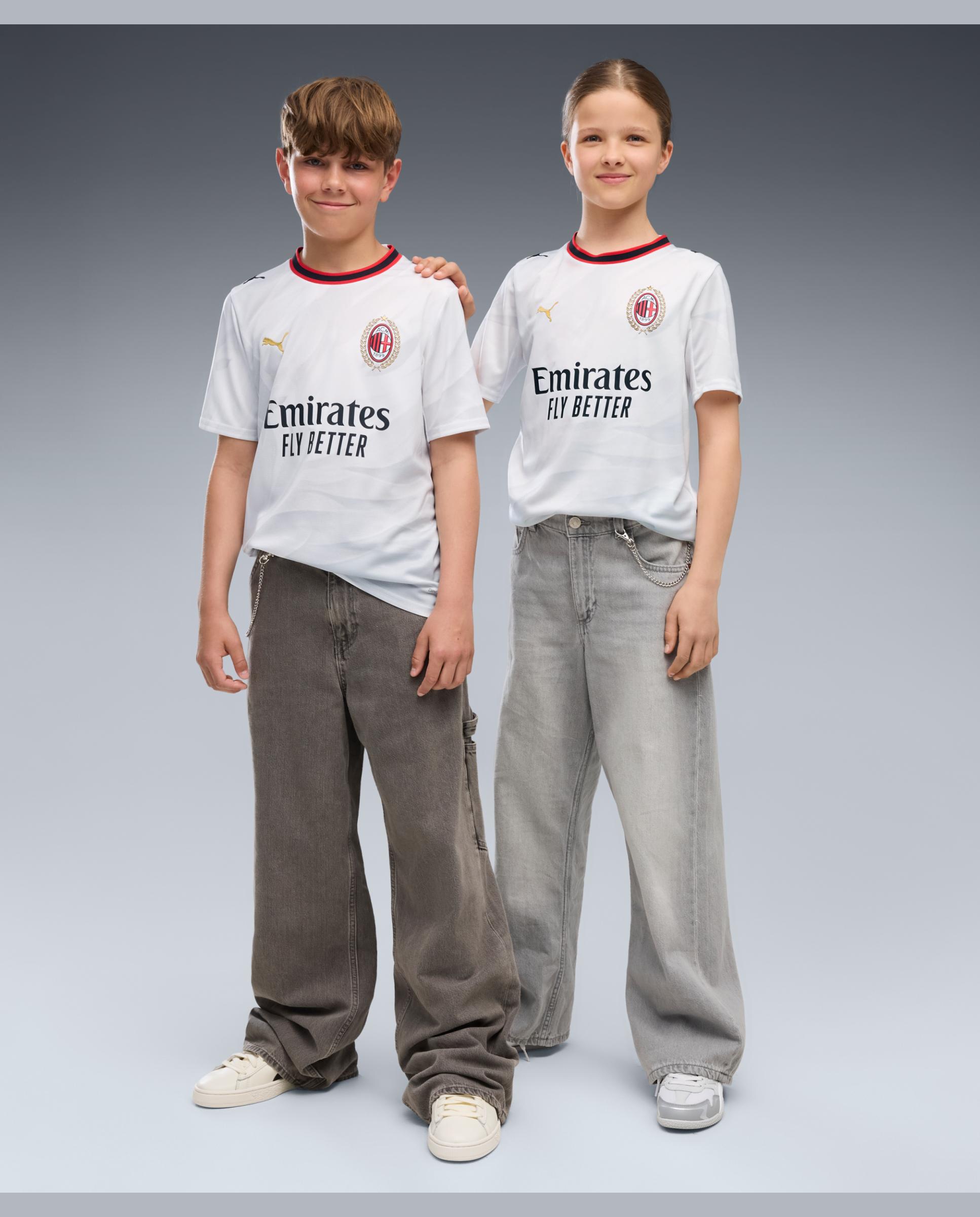 T-shirt Réplicas Outros Clubes de Futebol Infantil ACM Away Jersey Replica Jr Branco-3
