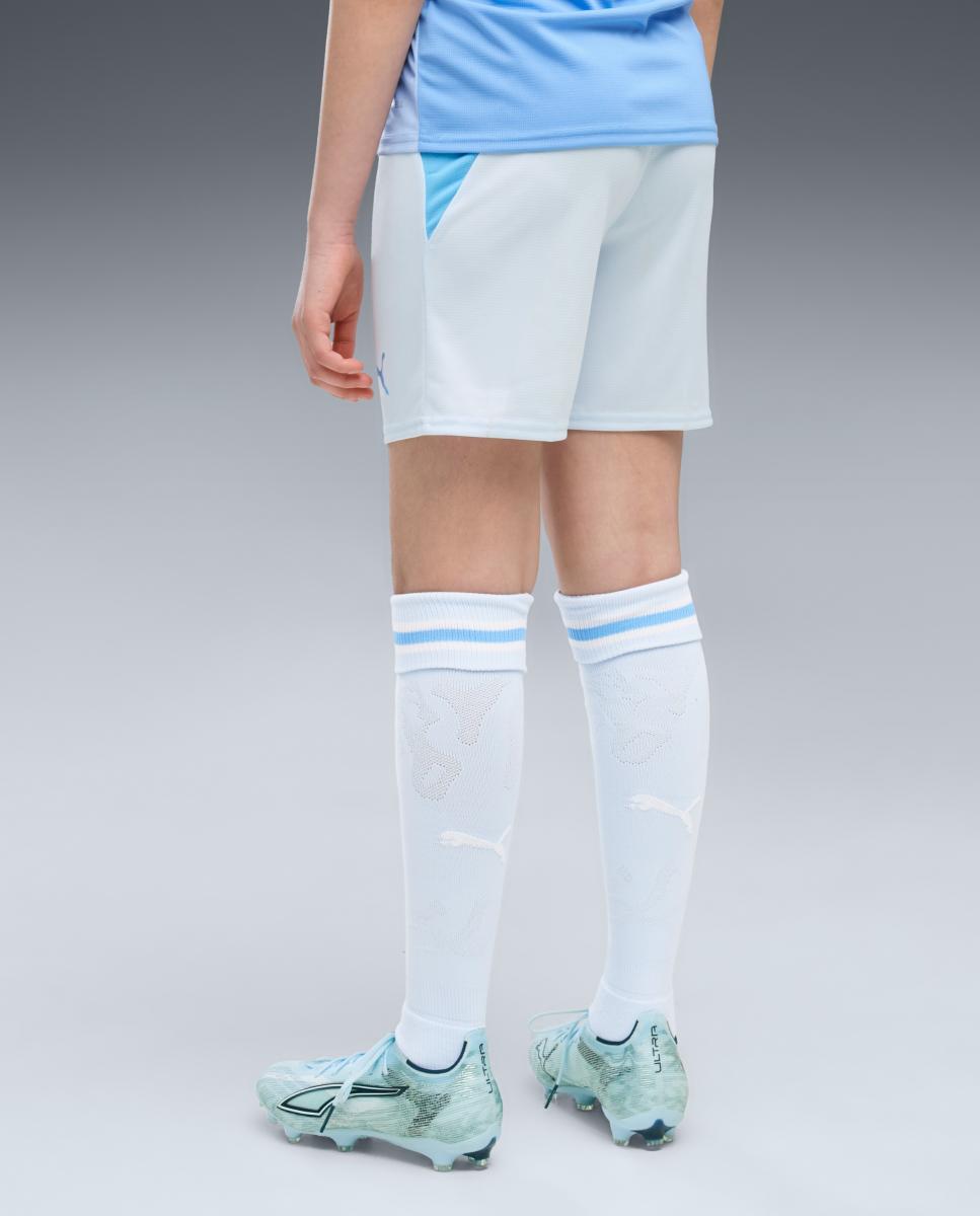 Calças de Futebol de Criança 1.º Equipamento Manchester City 2026-2027 Replica Azul-2