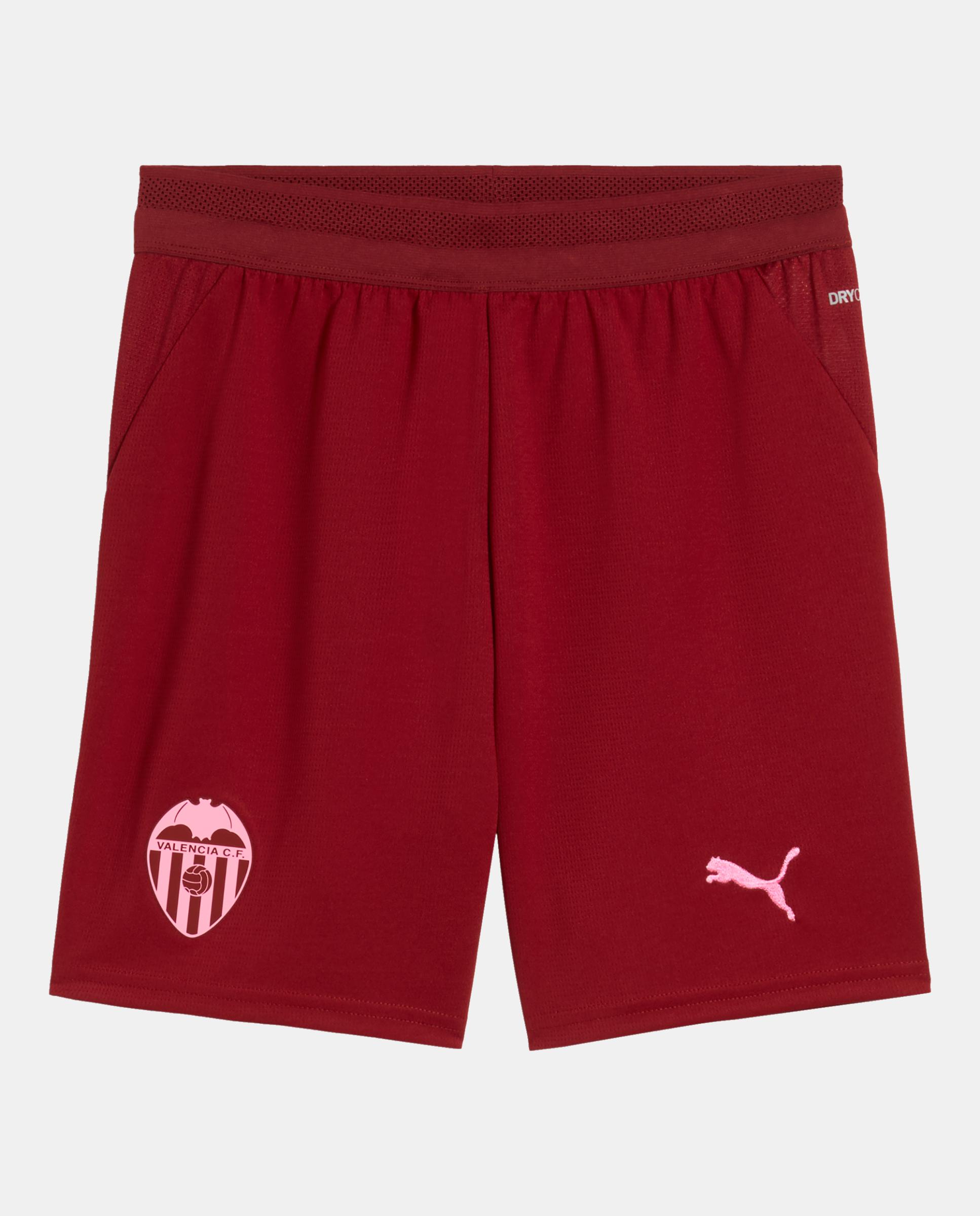 Réplicas Outros Clubes de Futebol Infantil VCF Shorts Replica Jr Vermelho-4