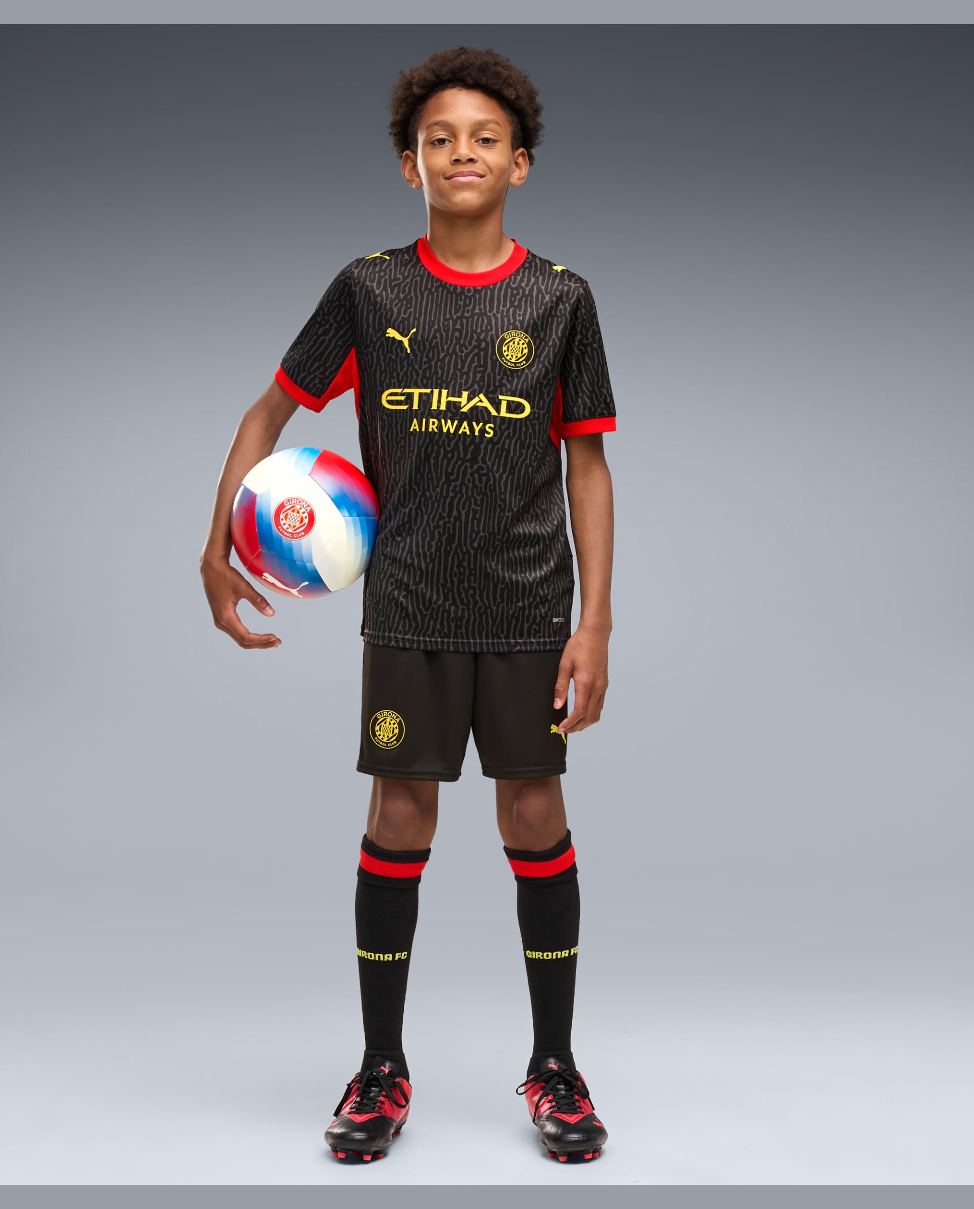 Réplicas Outros Clubes de Futebol Infantil GFC Shorts Replica Jr Preto-5