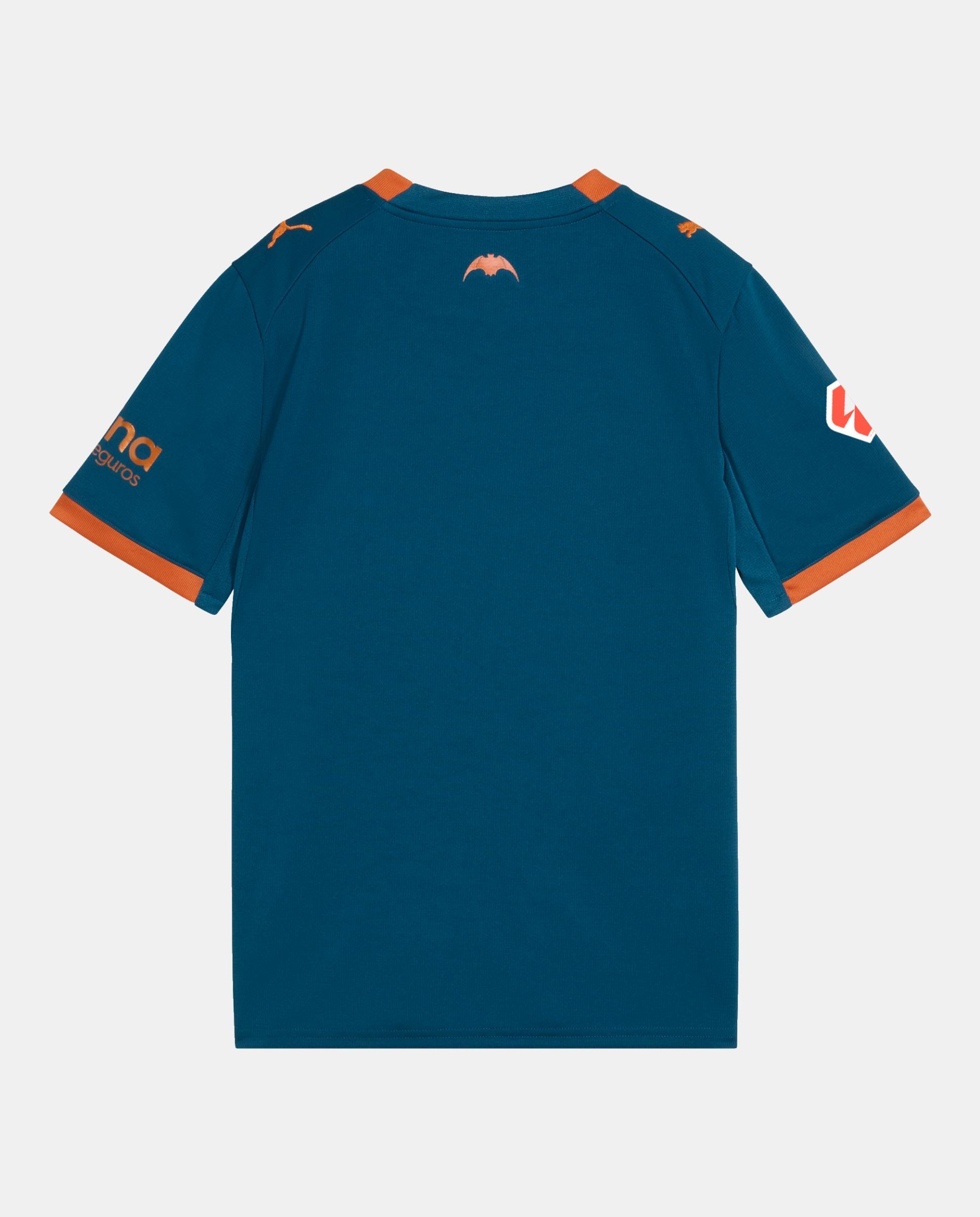 T-shirt Réplicas Outros Clubes de Futebol Infantil VCF Away Jersey Replica Jr Azul-2