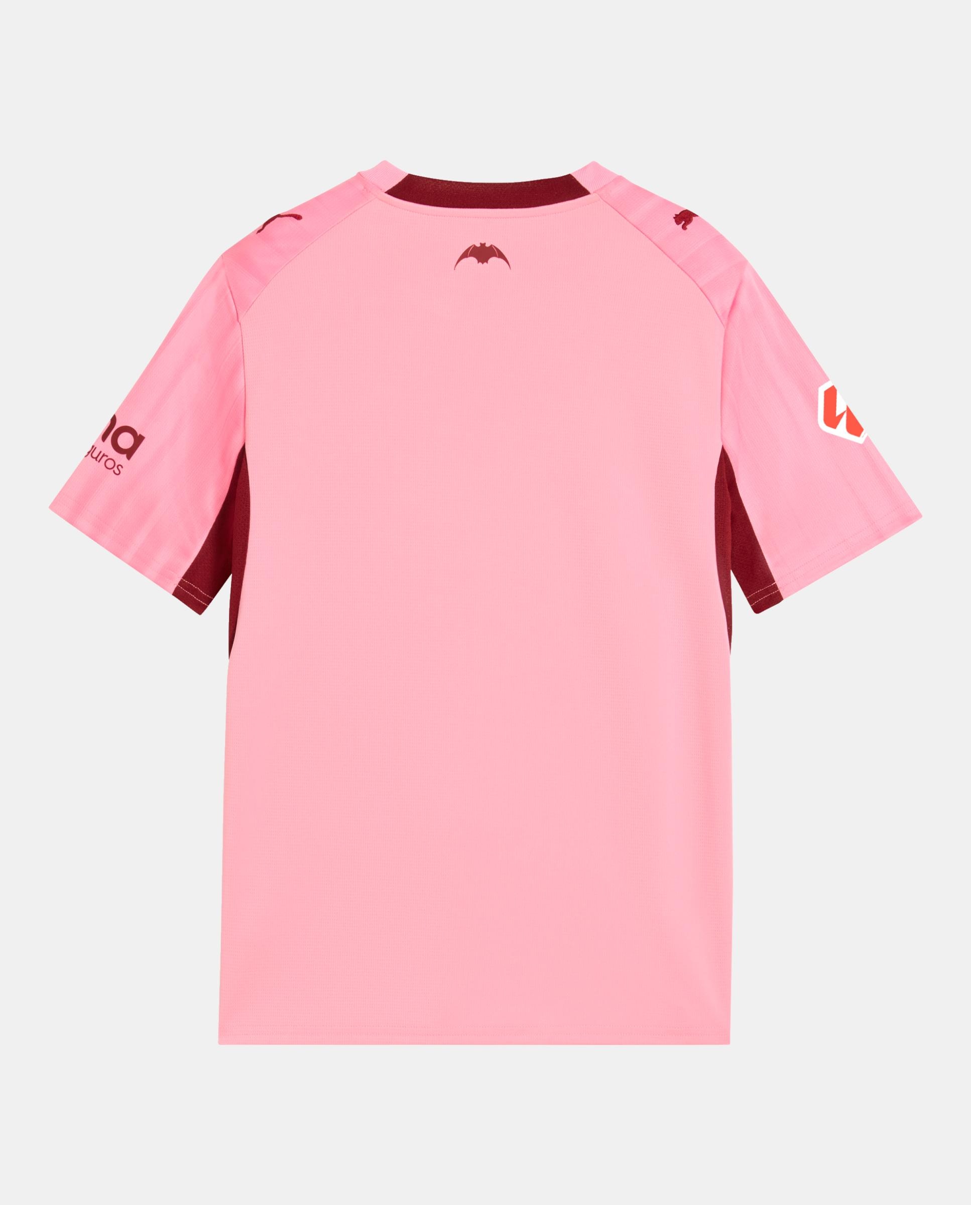 T-shirt Réplicas de Outros Clubes de Futebol Infantil VCF Third Jersey Replica Jr Rosa-2