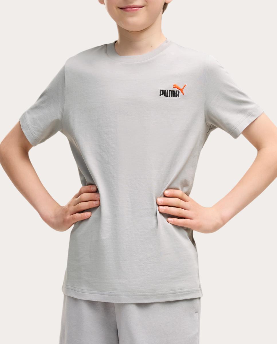 T-Shirt Casual de Criança Ess 2 Color Small No. 1 Logo T Puma Cinzento-3