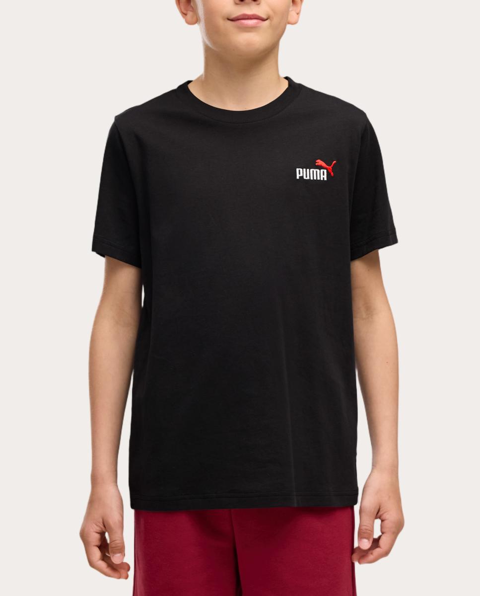T-Shirt Casual de Criança Ess 2 Color Small No. 1 Logo T Puma Preto-3