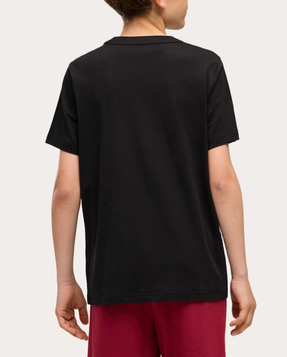 T-Shirt Casual de Criança Ess 2 Color Small No. 1 Logo T Puma Preto-4