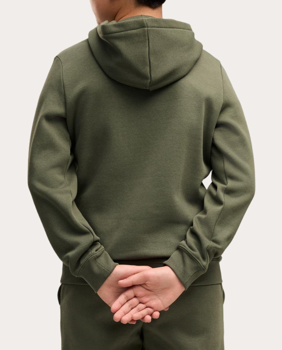 Sweatshirt Casual de Criança Ess Small No.1 Logo Centered Puma Verde-4