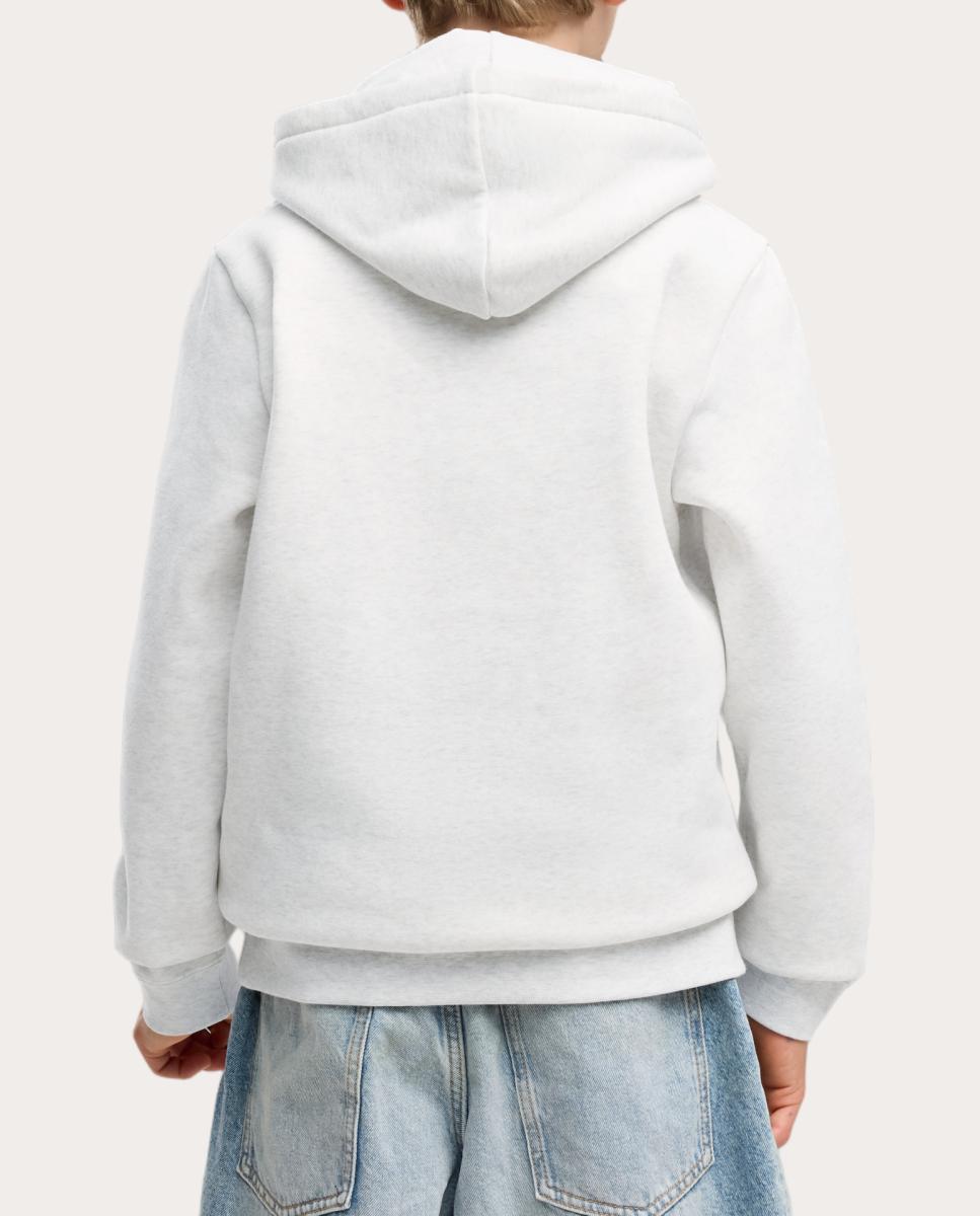 Sweatshirt Casual de Criança Puma Class Graphic Hoodie Fl B Puma Branco-4