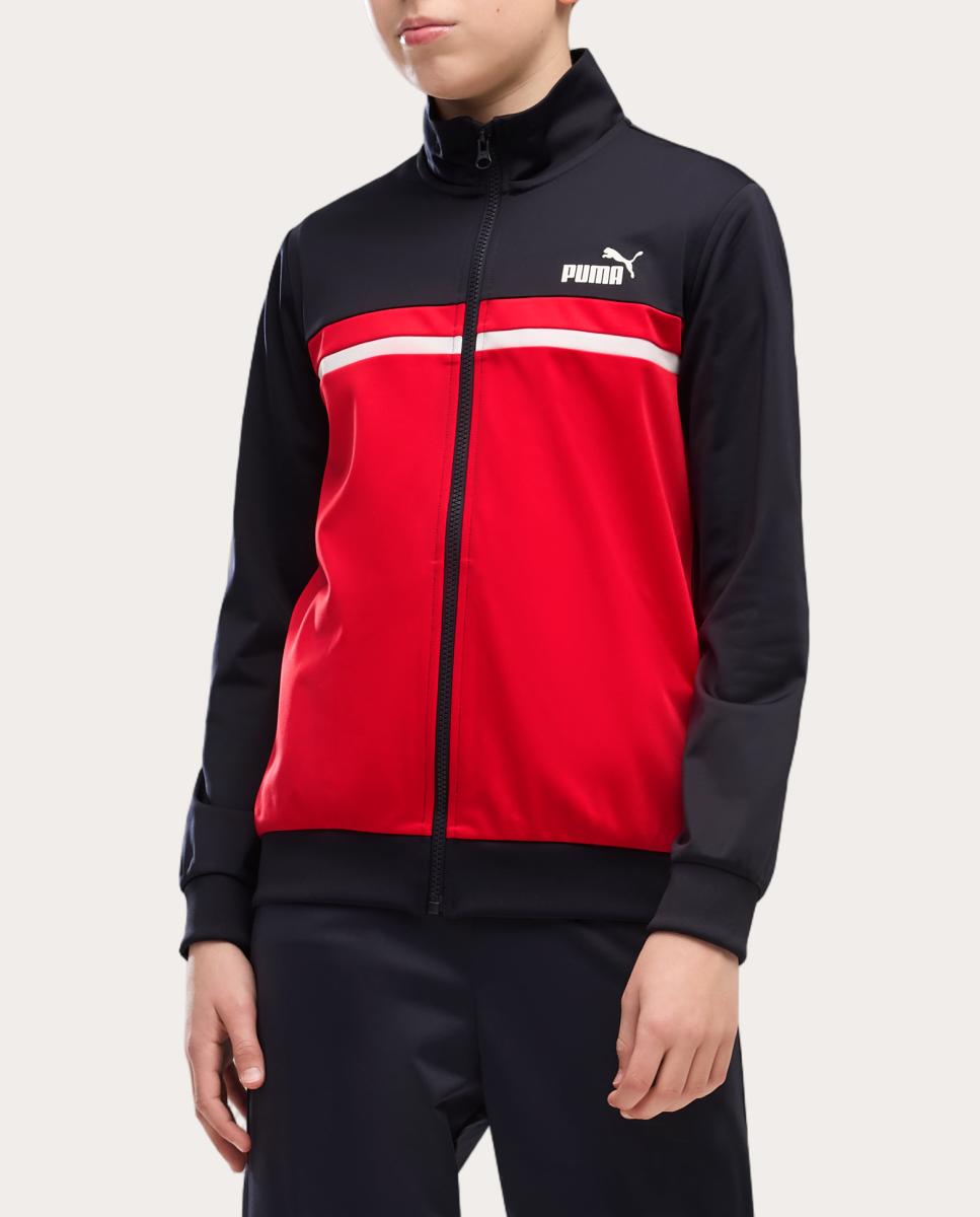 Fato de Treino Casual de Criança Poly Colorblock Suit B Puma Azul-5