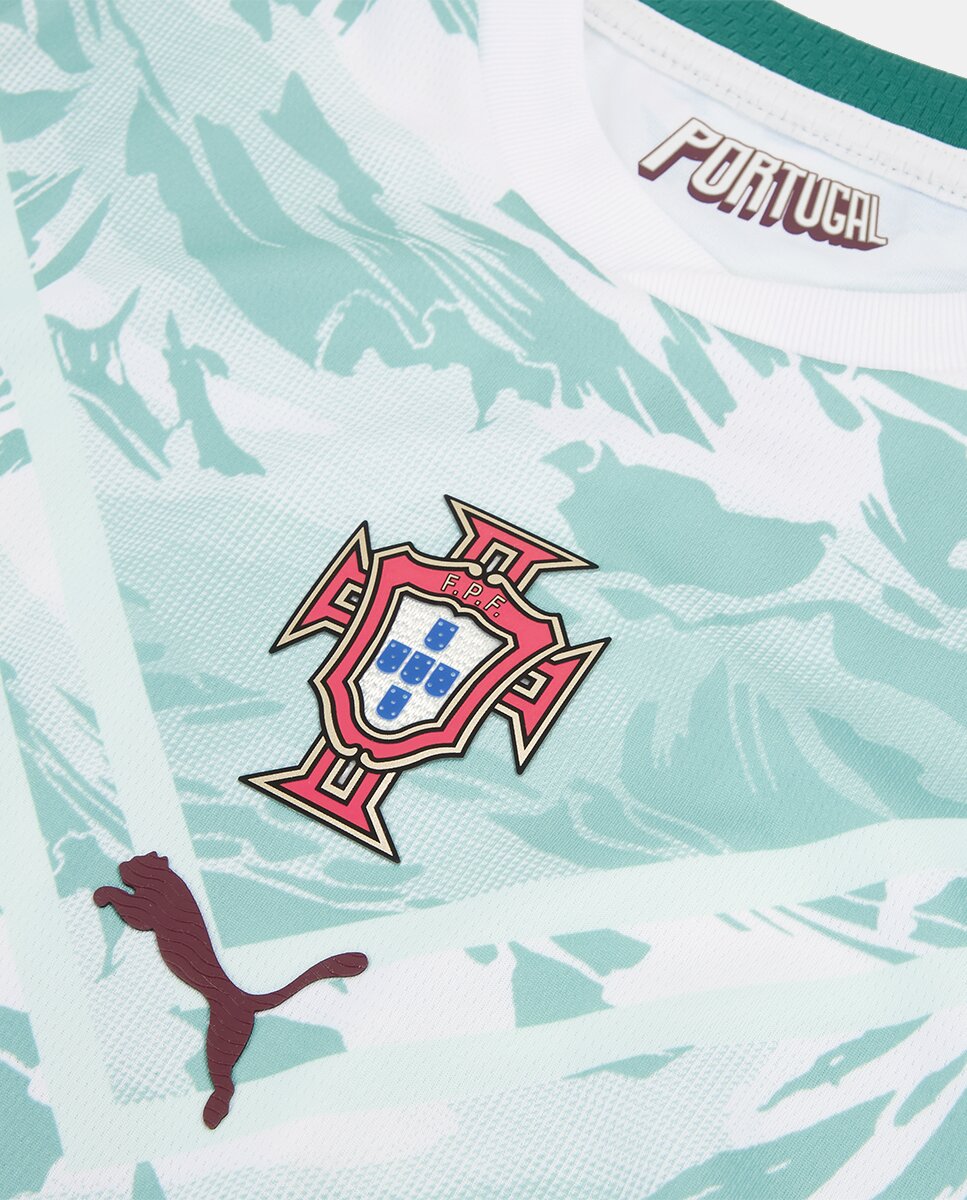 Camiseta de Futbol de Niño Primera equipación Federación Portuguesa 2026. Replica Puma Cristiano Ronaldo - Rojo Rojo-3